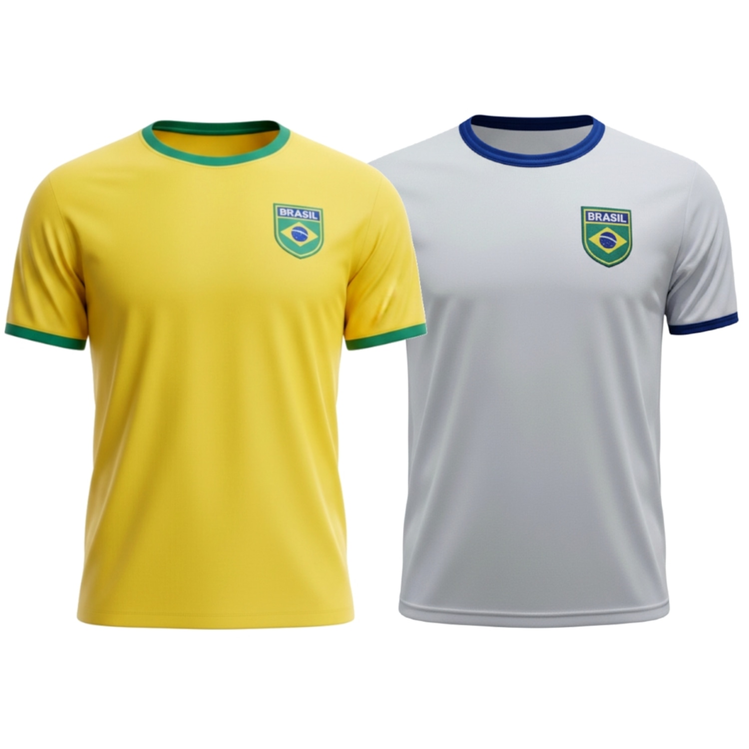 Kit 2 Camisas do Brasil Torcedor Olden Sports - Masculina - Foto 1