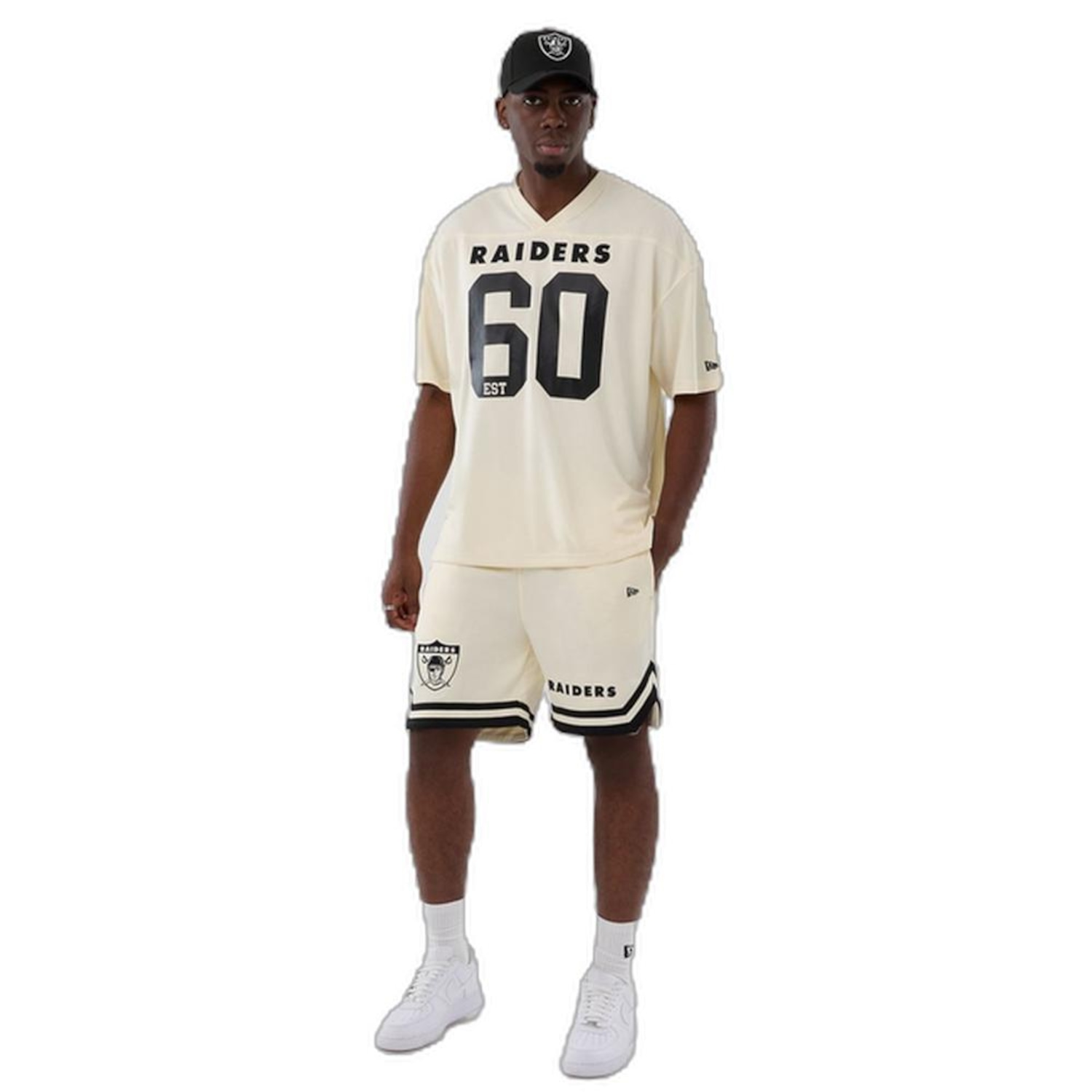 Bermuda New Era Lifestyle Oakland Raiders NFL Masculina - Foto 1