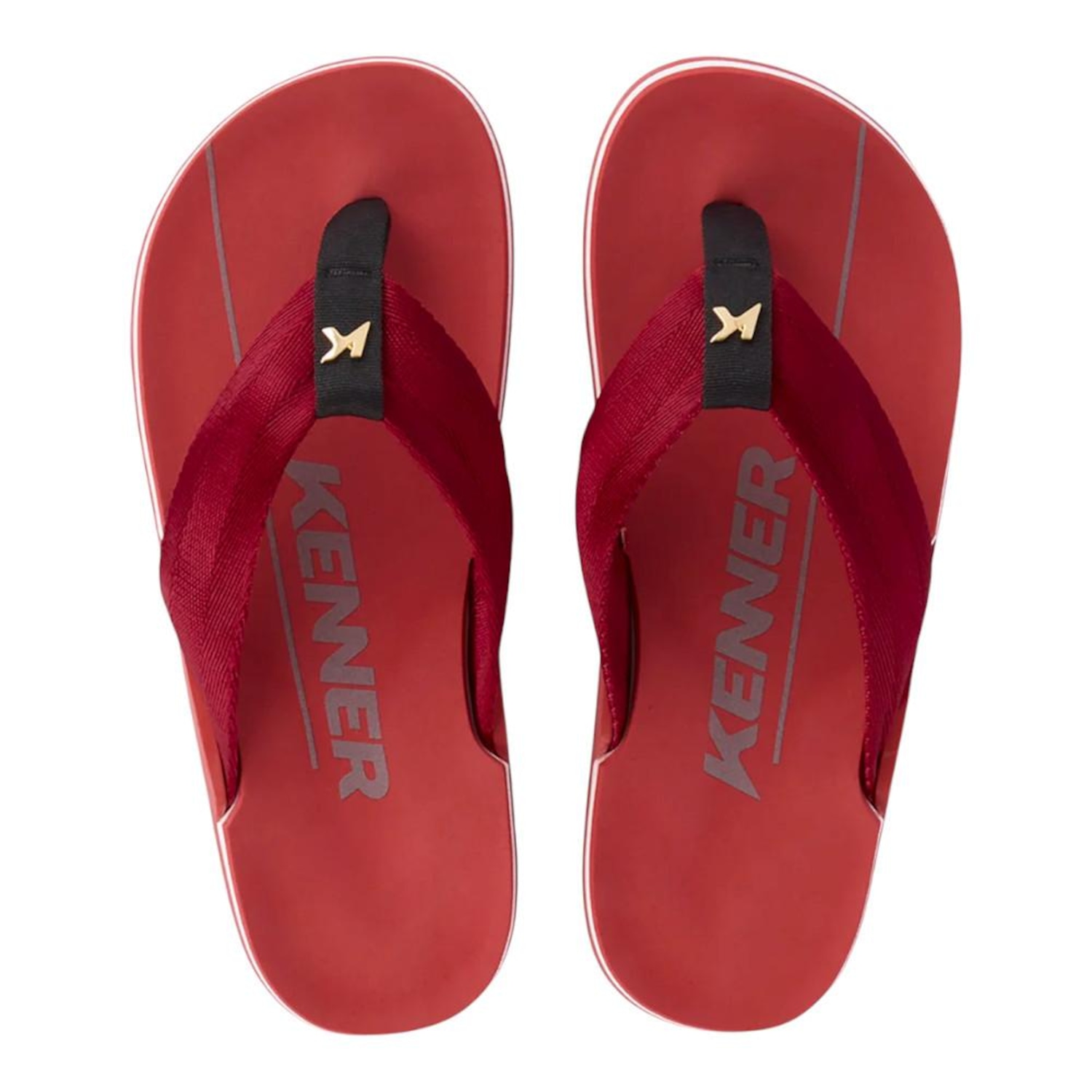 Chinelo Kenner Nk6 Slim Nylon Masculino - Foto 1