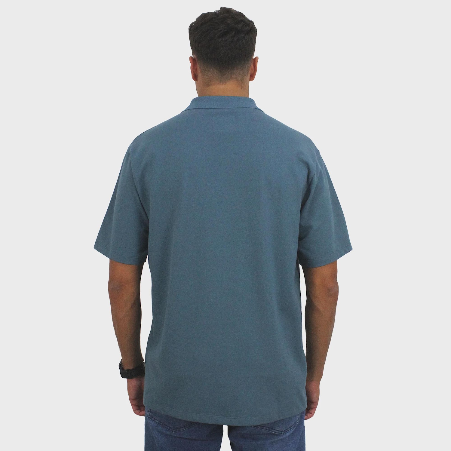 Camiseta Polo Rusty Day Lights Petróleo - Masculina - Foto 3
