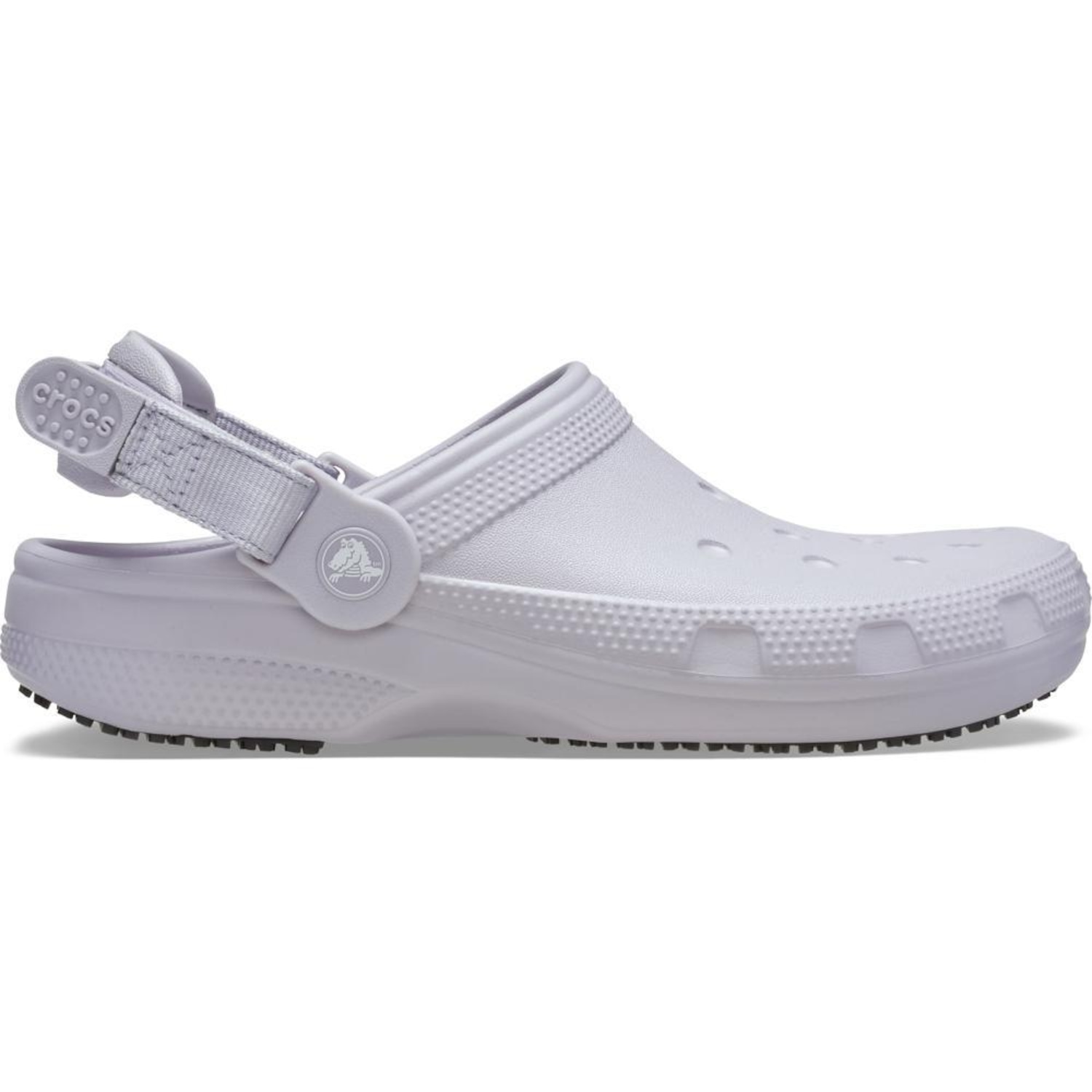 Sandália Crocs Classic Work Clog Mauve Mist - Unissex - Foto 1