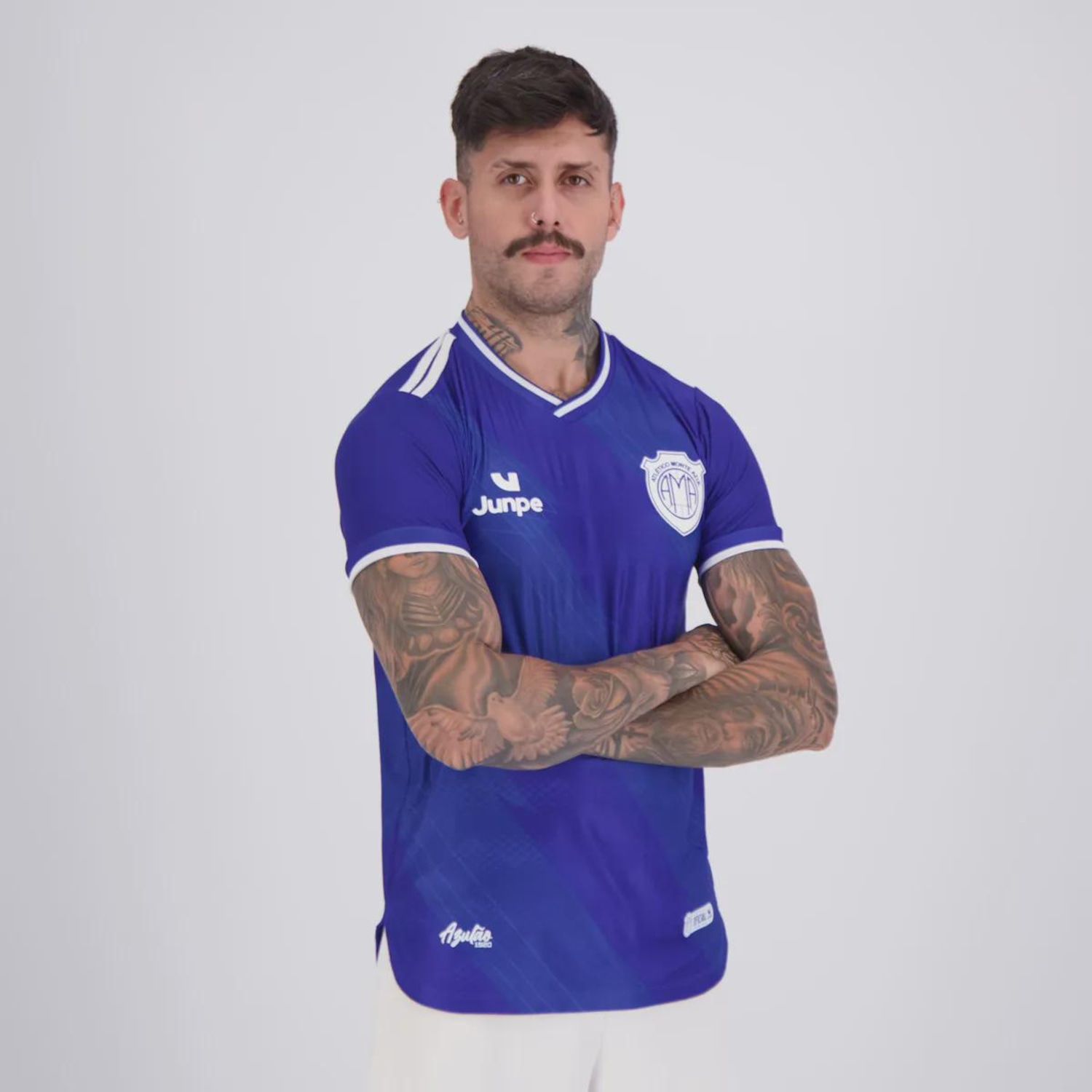 Camisa do Monte Azul I 26/27 Junpe Masculina - Foto 2