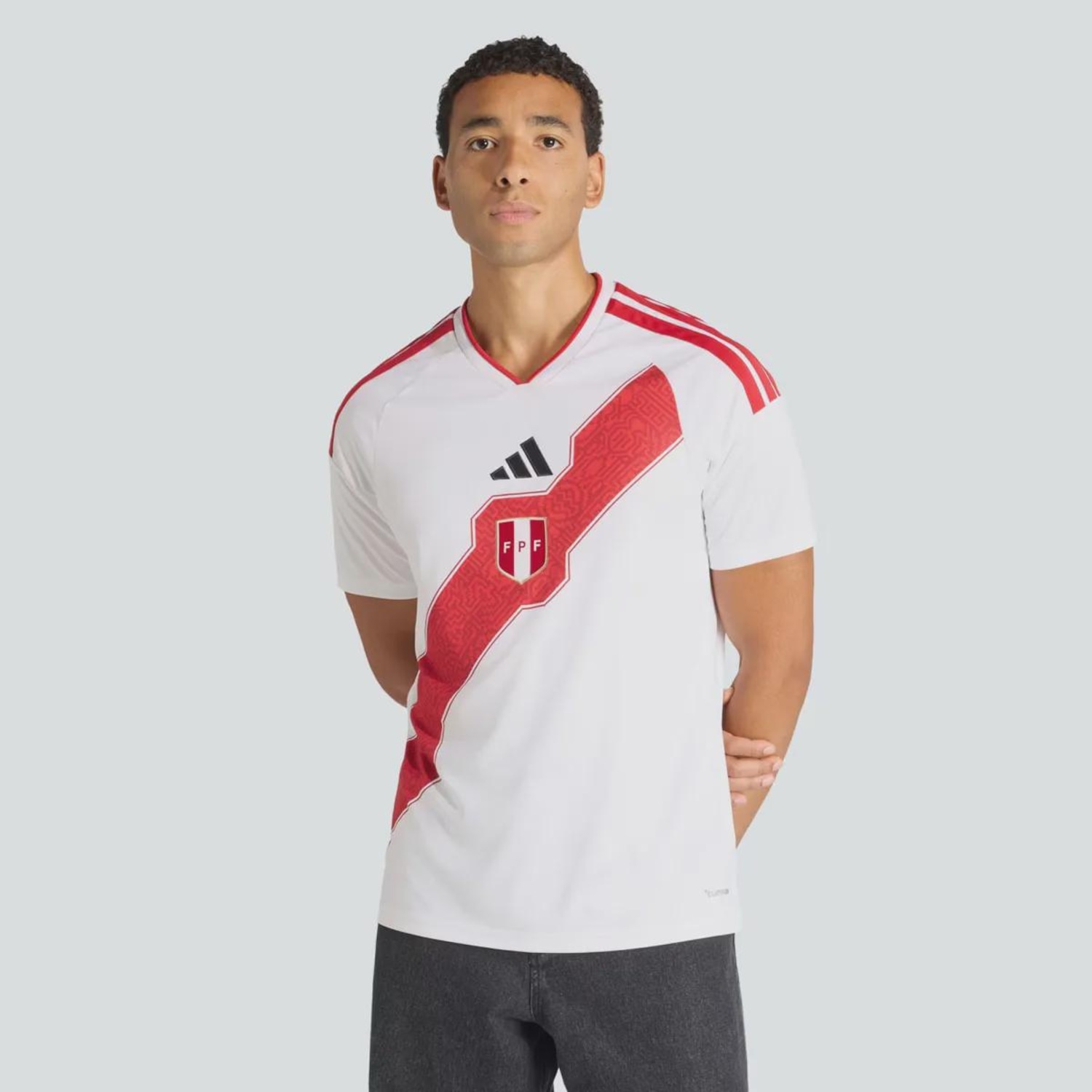 Camisa Peru I 26/27 adidas Masculina - Foto 1