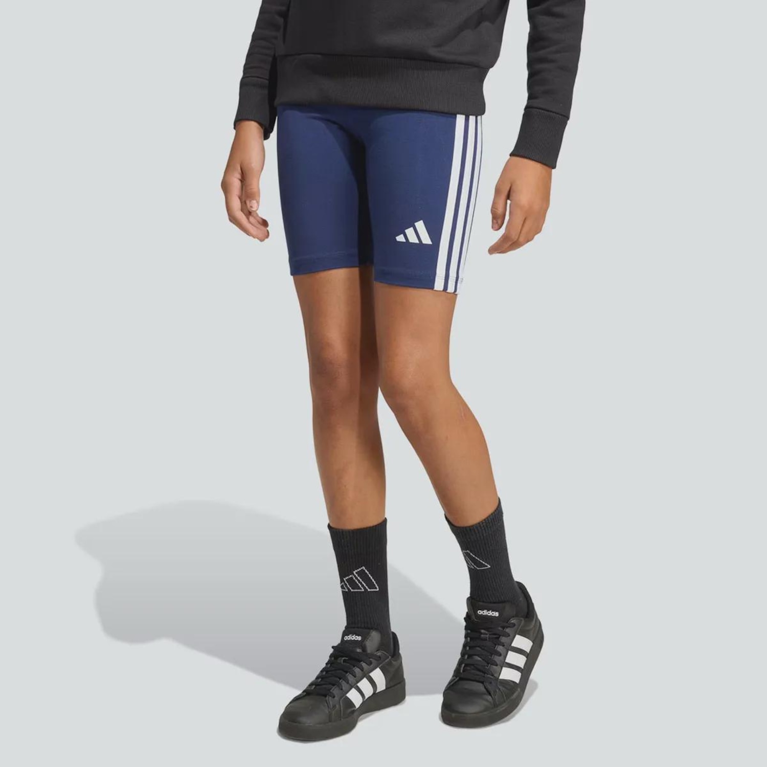 Shorts adidas Biker Infantil - Foto 1