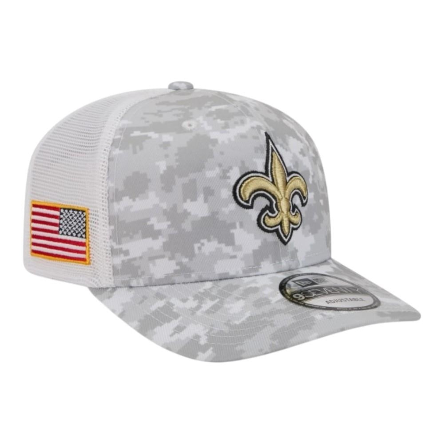 Boné New Era New Orleans Saints Salute Service - Foto 4