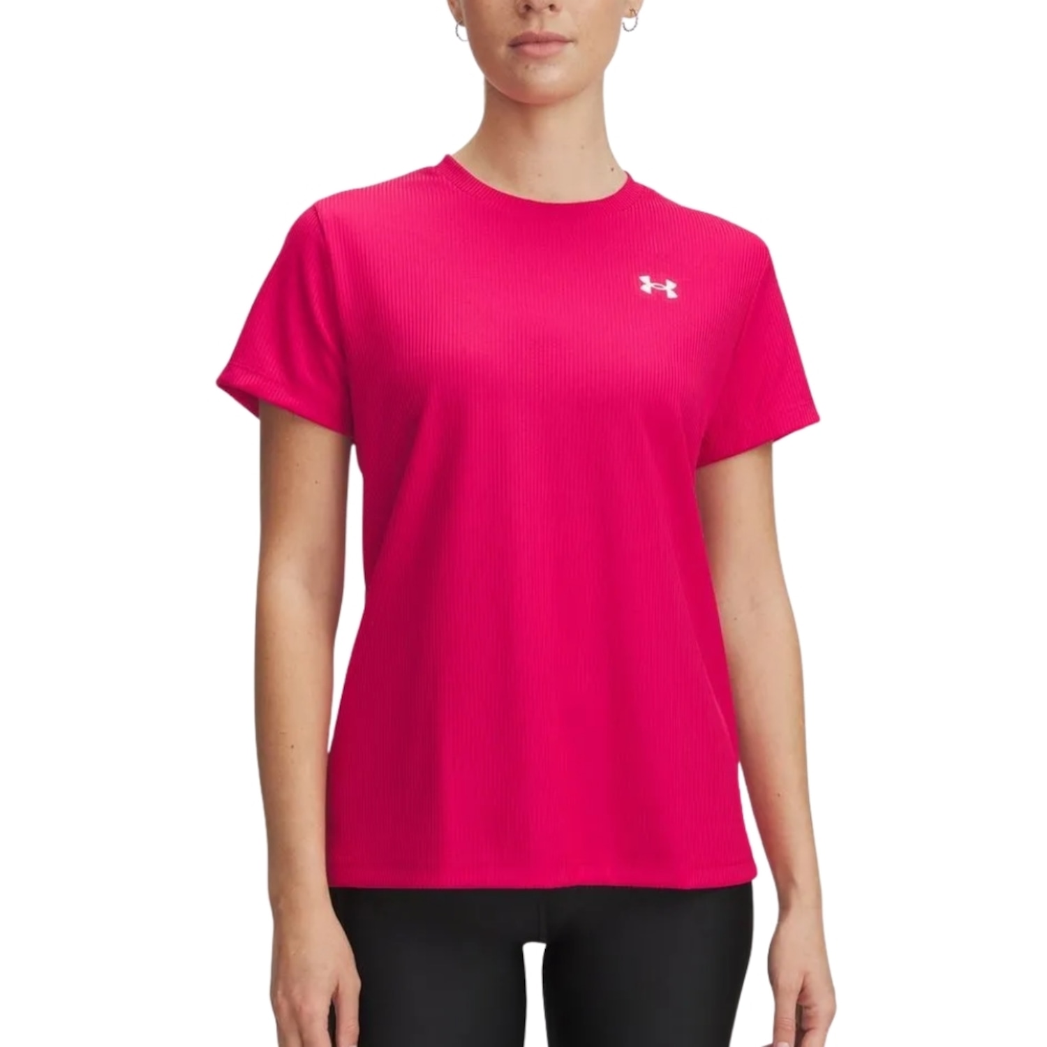 Camiseta Under Armour Tech Rib SSC - Feminino - Foto 1