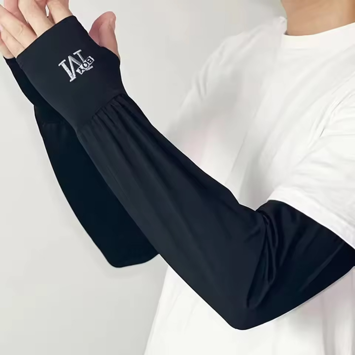 Manguito Térmico Confortável Gold Sports M Mãos Dry Proteção UV+50 - Foto 4