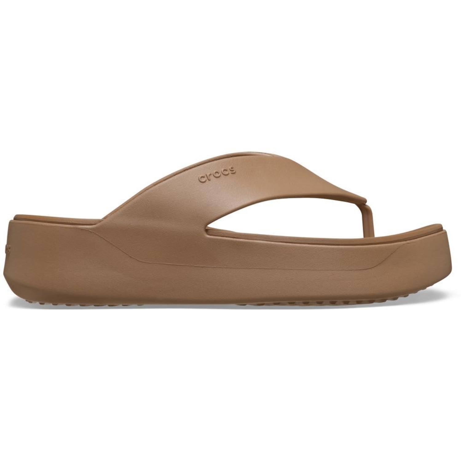 Sandália Crocs Getaway Plataform Flip - Unissex - Foto 1