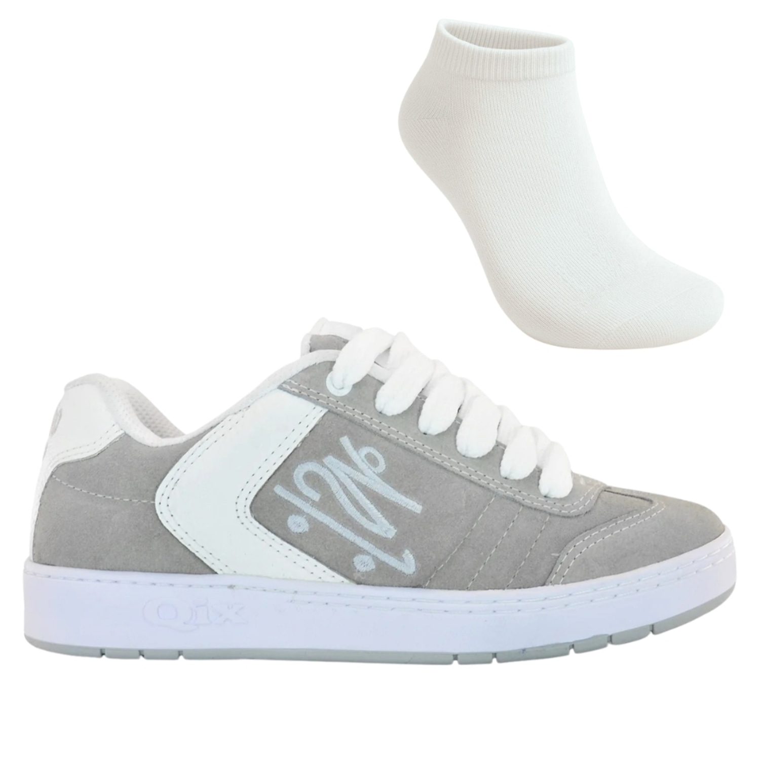 Kit Tênis Qix Lado-B - Qix Chorão + Meia - Masculino - Foto 1