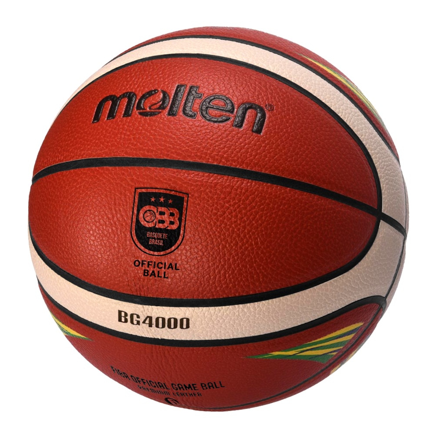 Bola de Basquete Molten BG4000 CBB Oficial T7 FIBA Approved - Foto 1