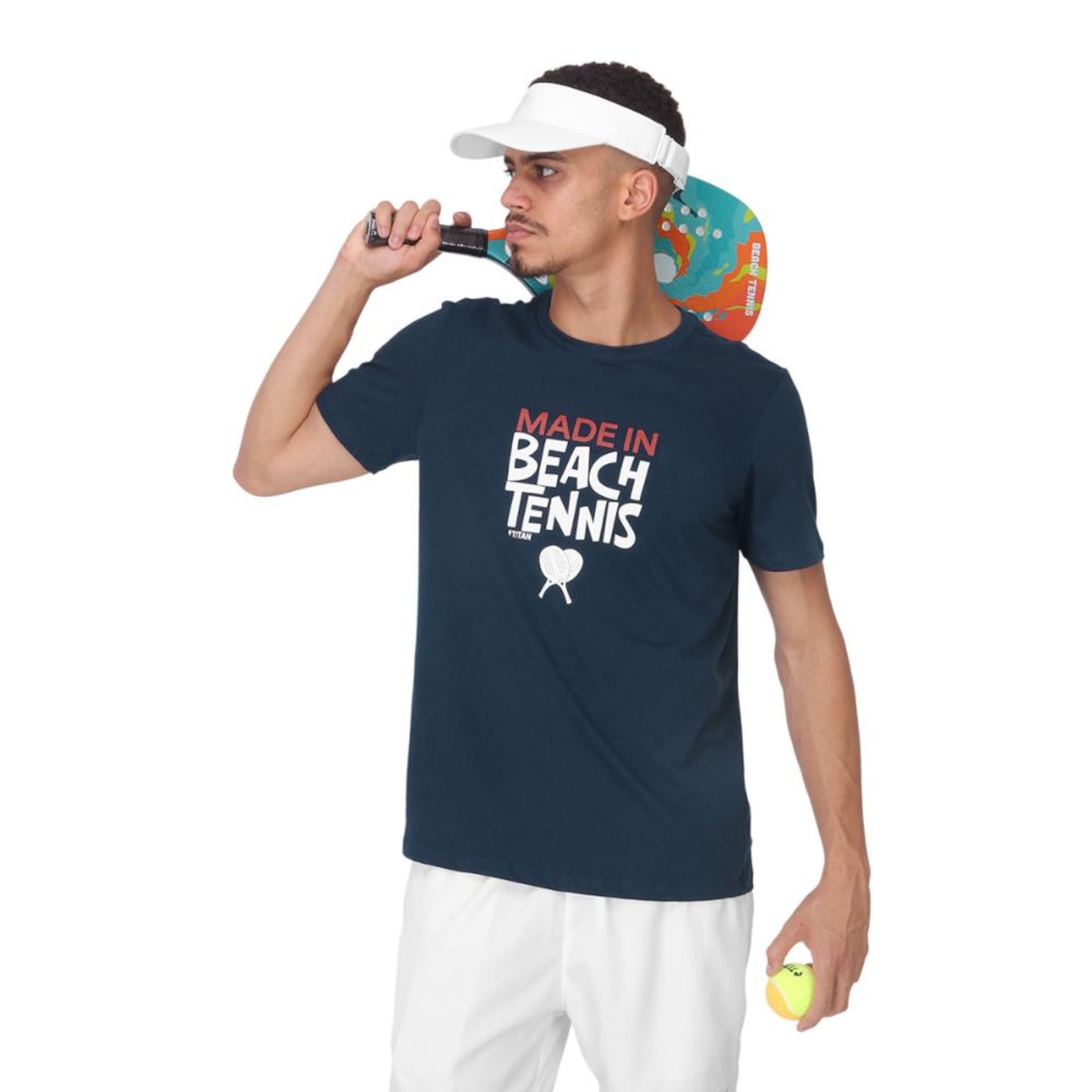 Camiseta Titan Beach Tennis Masculina - Foto 1