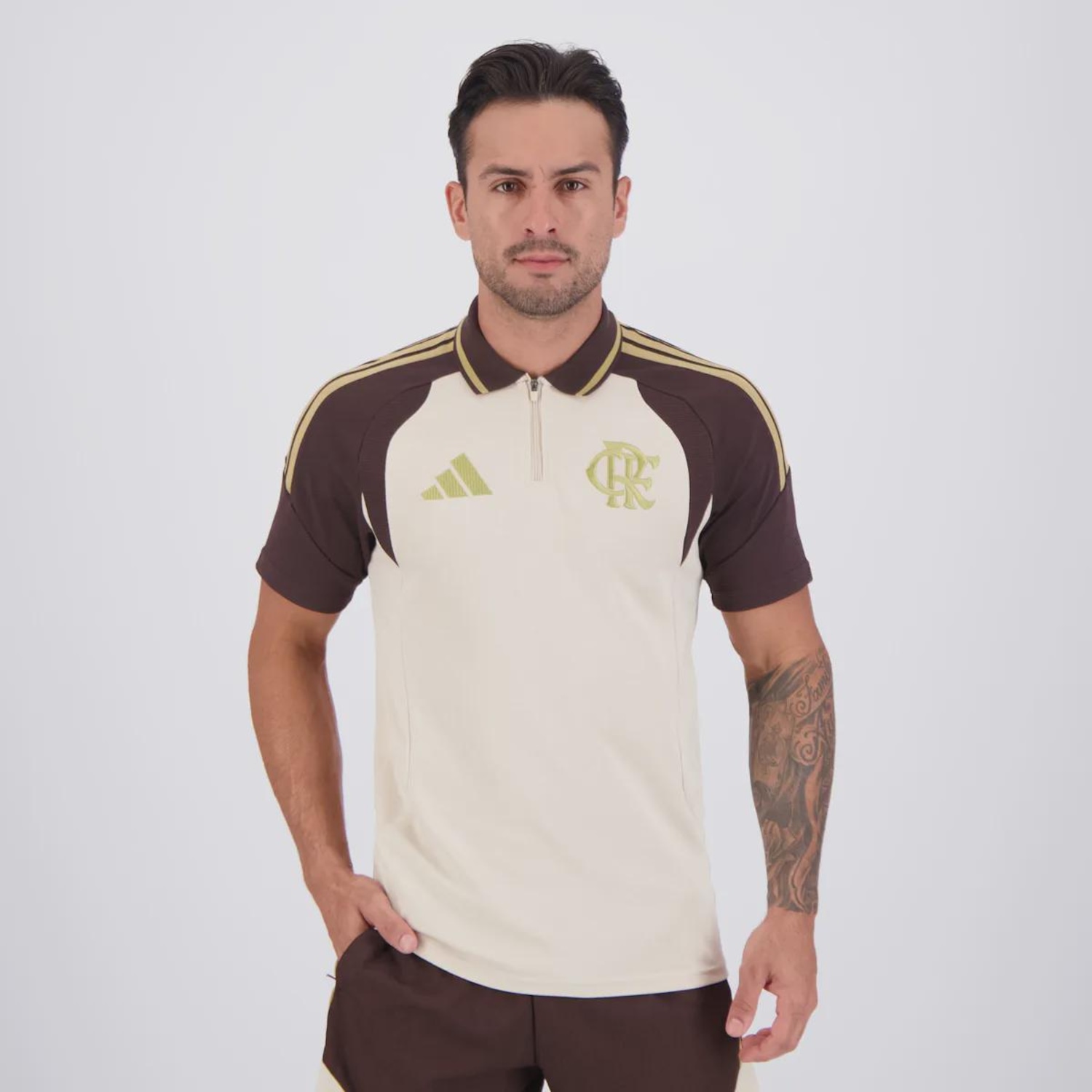 Camisa Polo adidas Flamengo 2026 Masculina - Foto 1