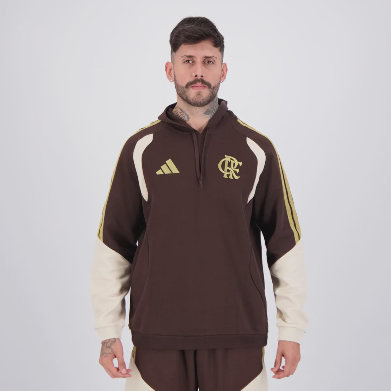 Blusão de Moletom adidas Flamengo Treino 26/27 Masculino - Foto 1