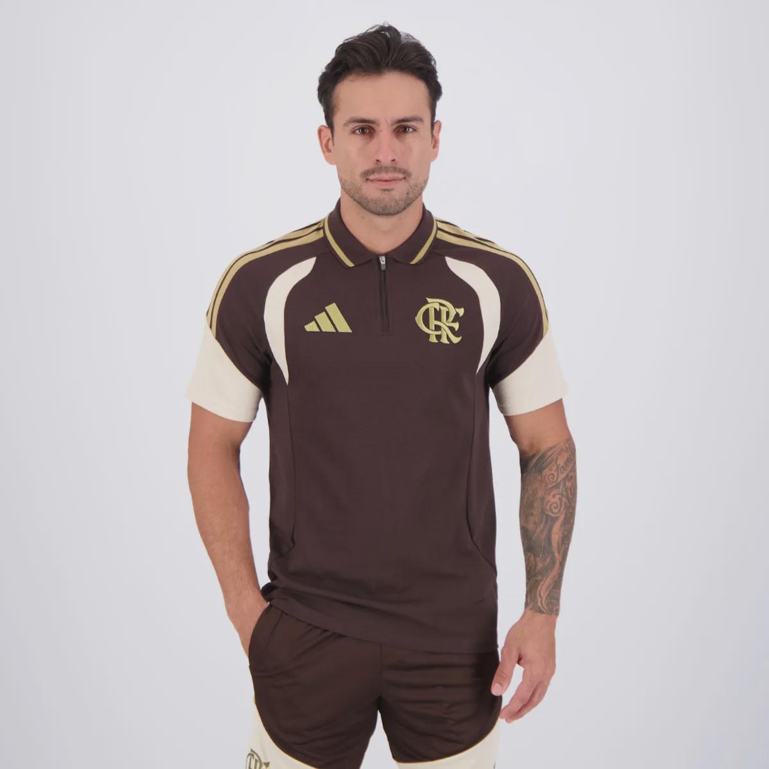 Cmiasa Polo adidas Flamengo 26/27 Masculina - Foto 1
