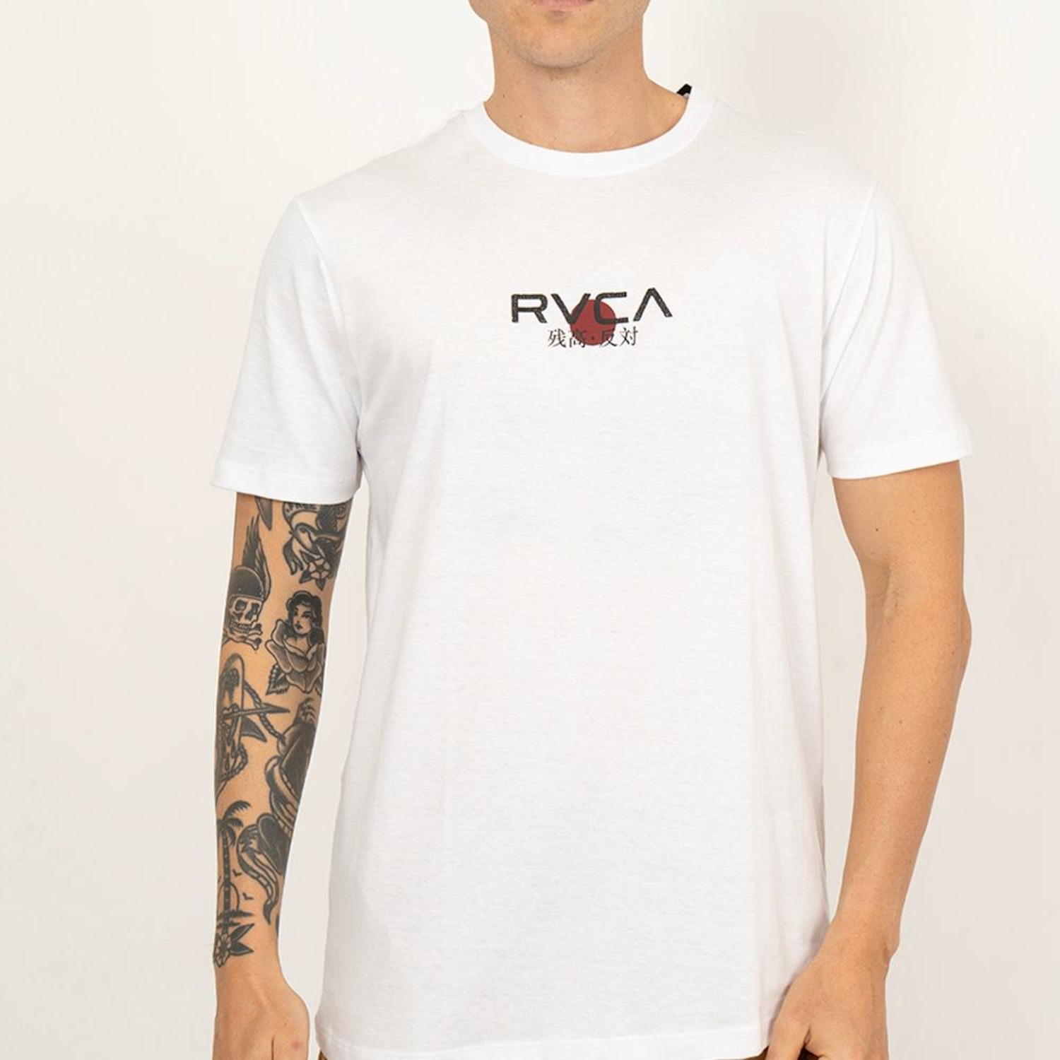 Camiseta RVCA Tiger Sun SS Masculina - Foto 1