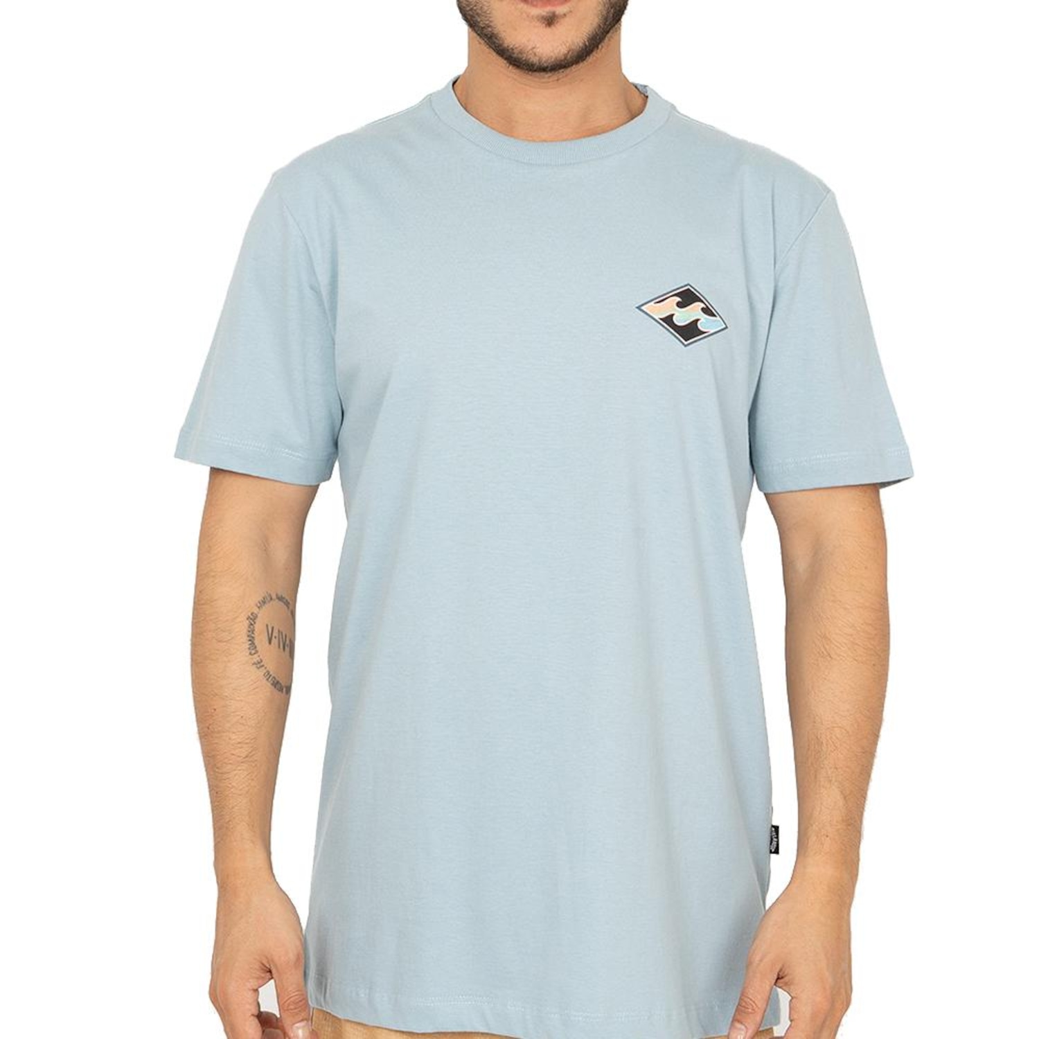 Camiseta Billabong Crayon Wave III Masculina - Foto 1