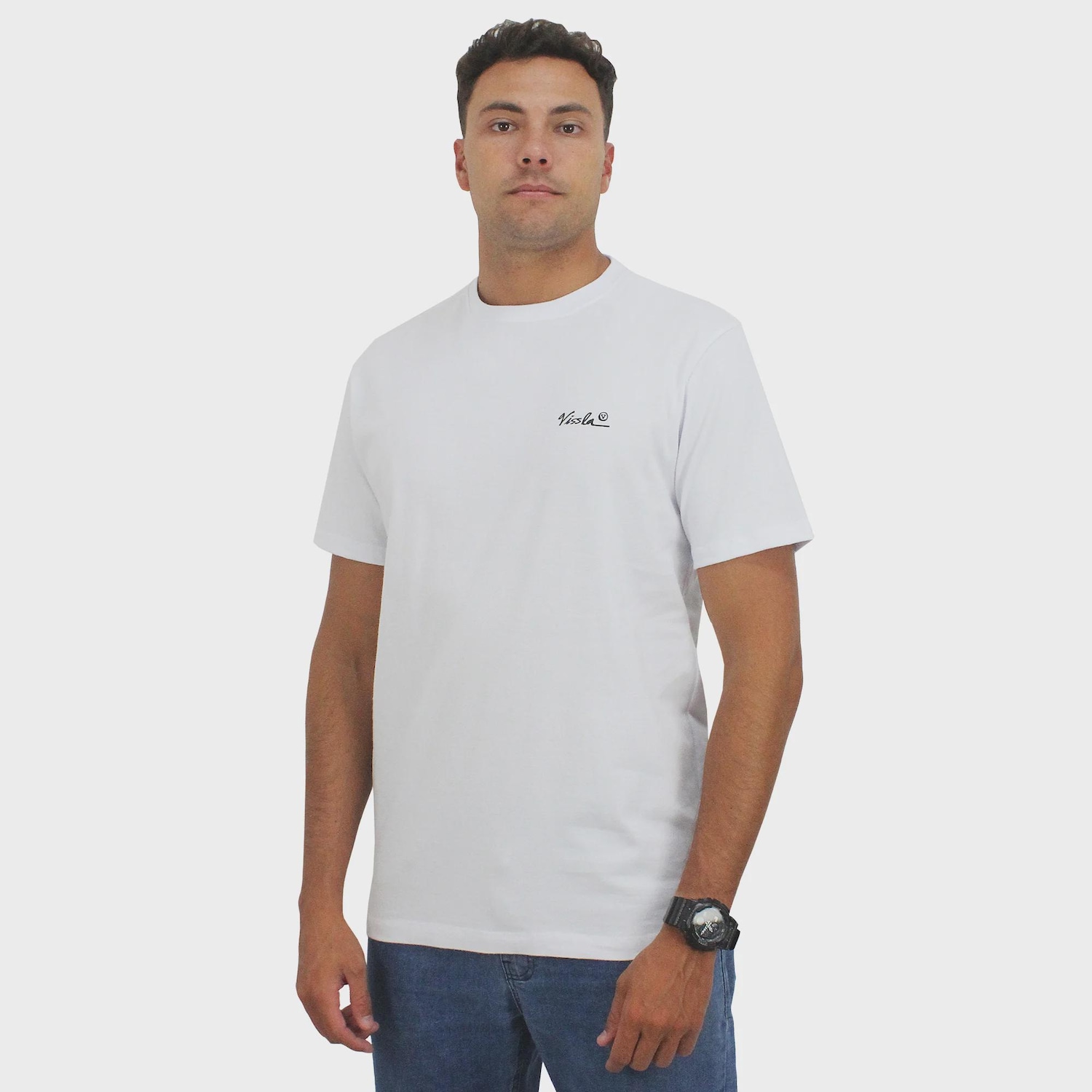Camiseta Vissla Reaper White Masculina - Foto 1