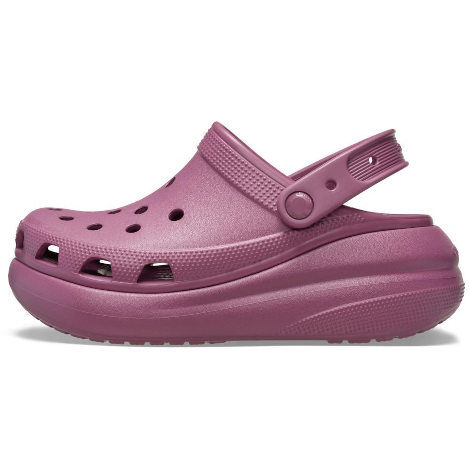 Sandália Crocs Classic Crush Platform Clog Lunar Dusk - Feminino - Foto 4