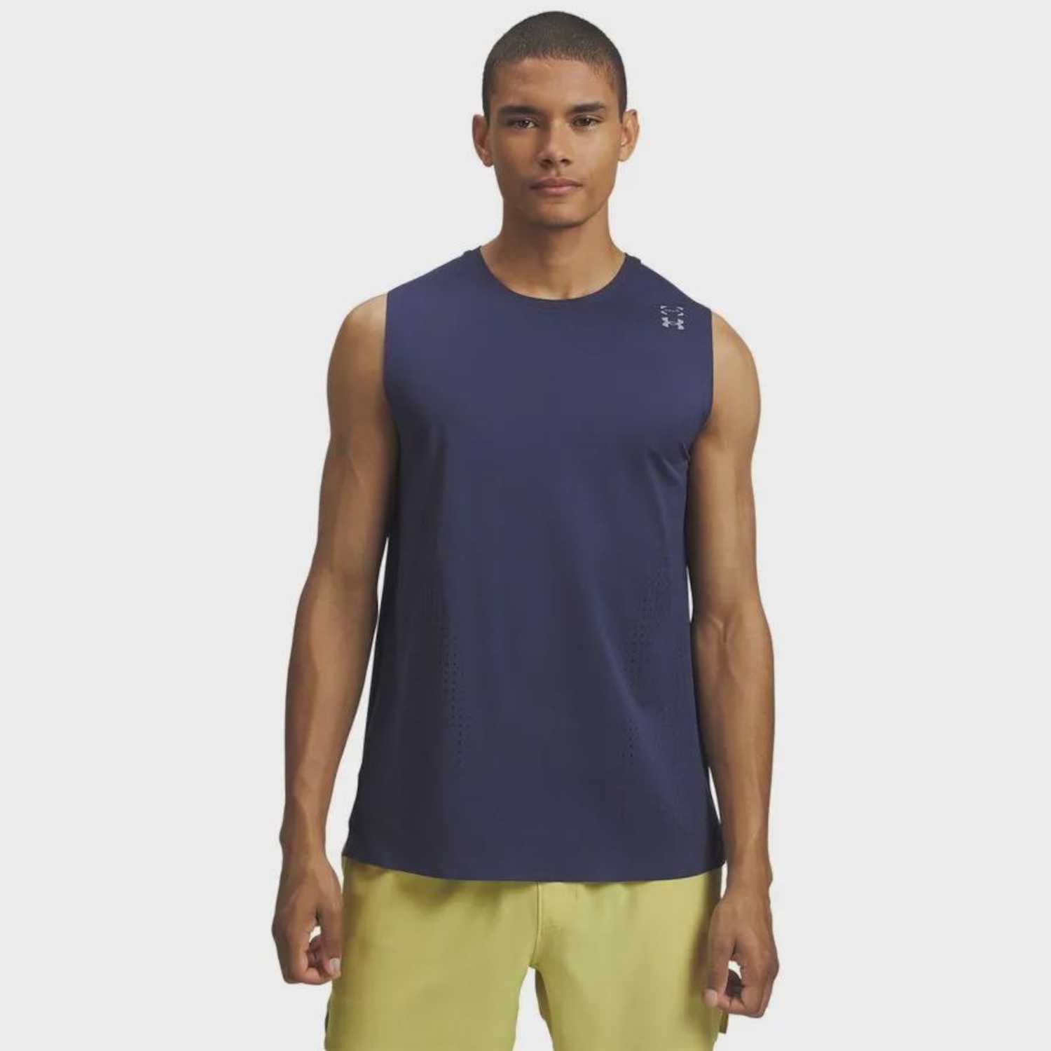 Camiseta Regata de Treino Under Armour Halo Vent SL Masculina - Foto 1