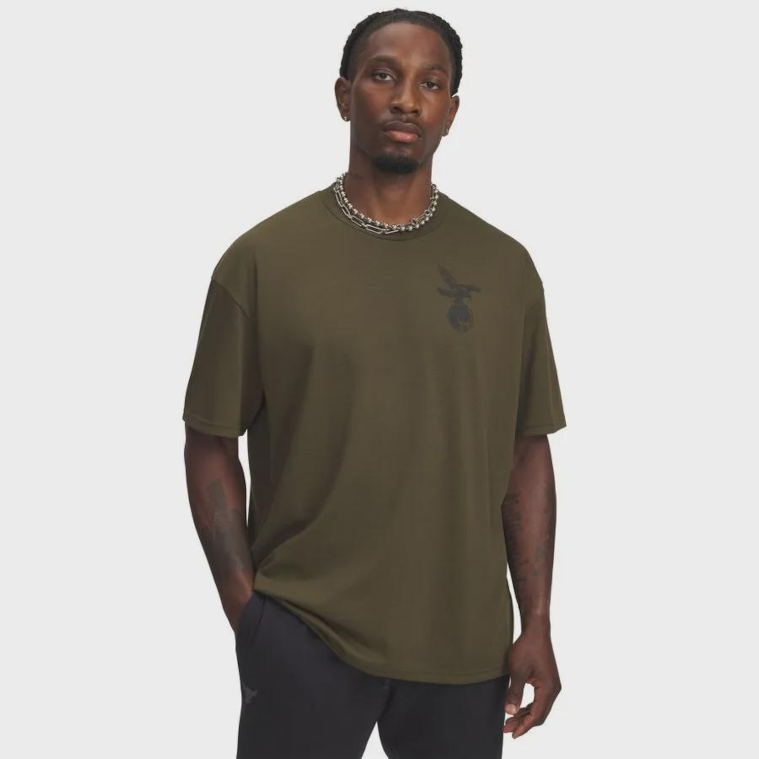 Camiseta Sportstyle Under Armour Project Rock Q4 Masculina - Foto 1