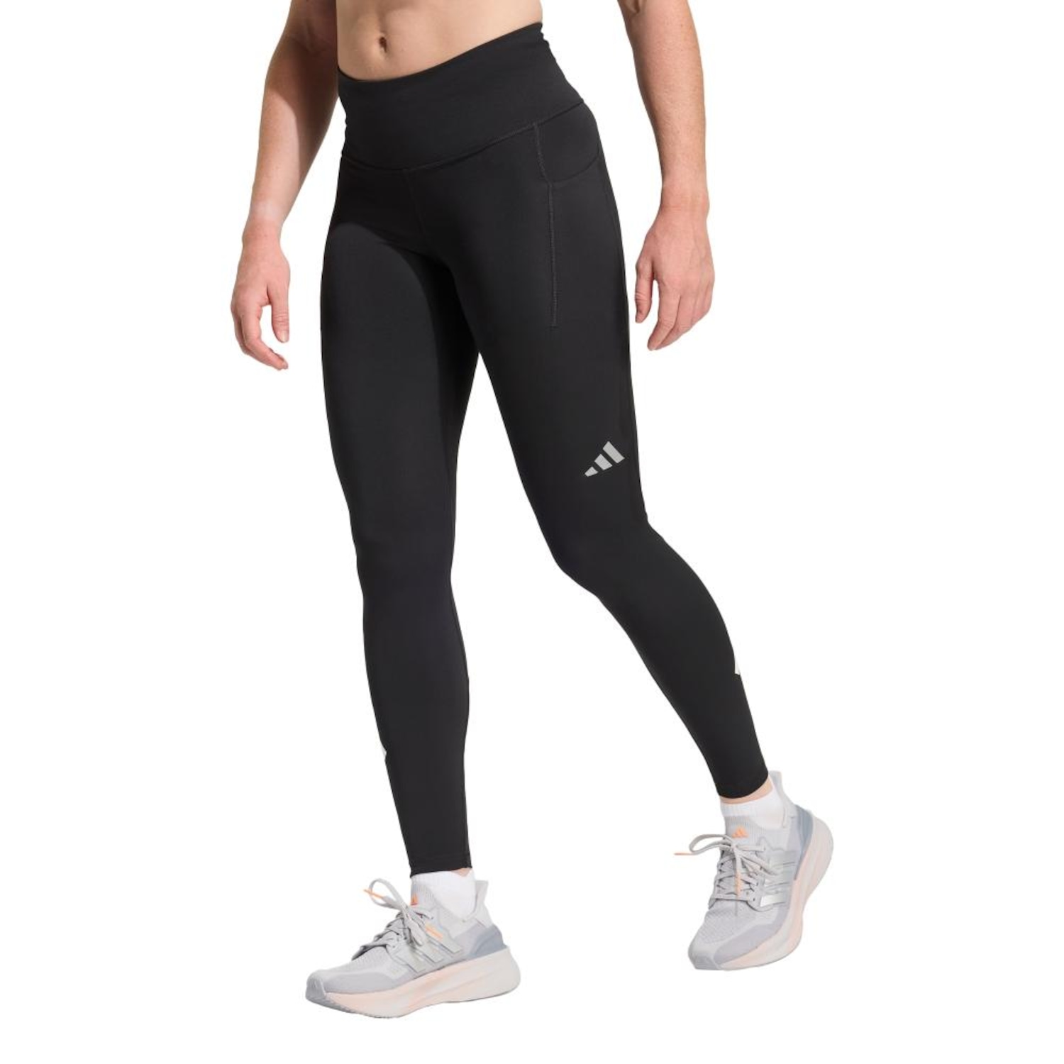 Calça Legging de Corrida adidas adi365 Climacool Três Listras Feminina - Foto 1