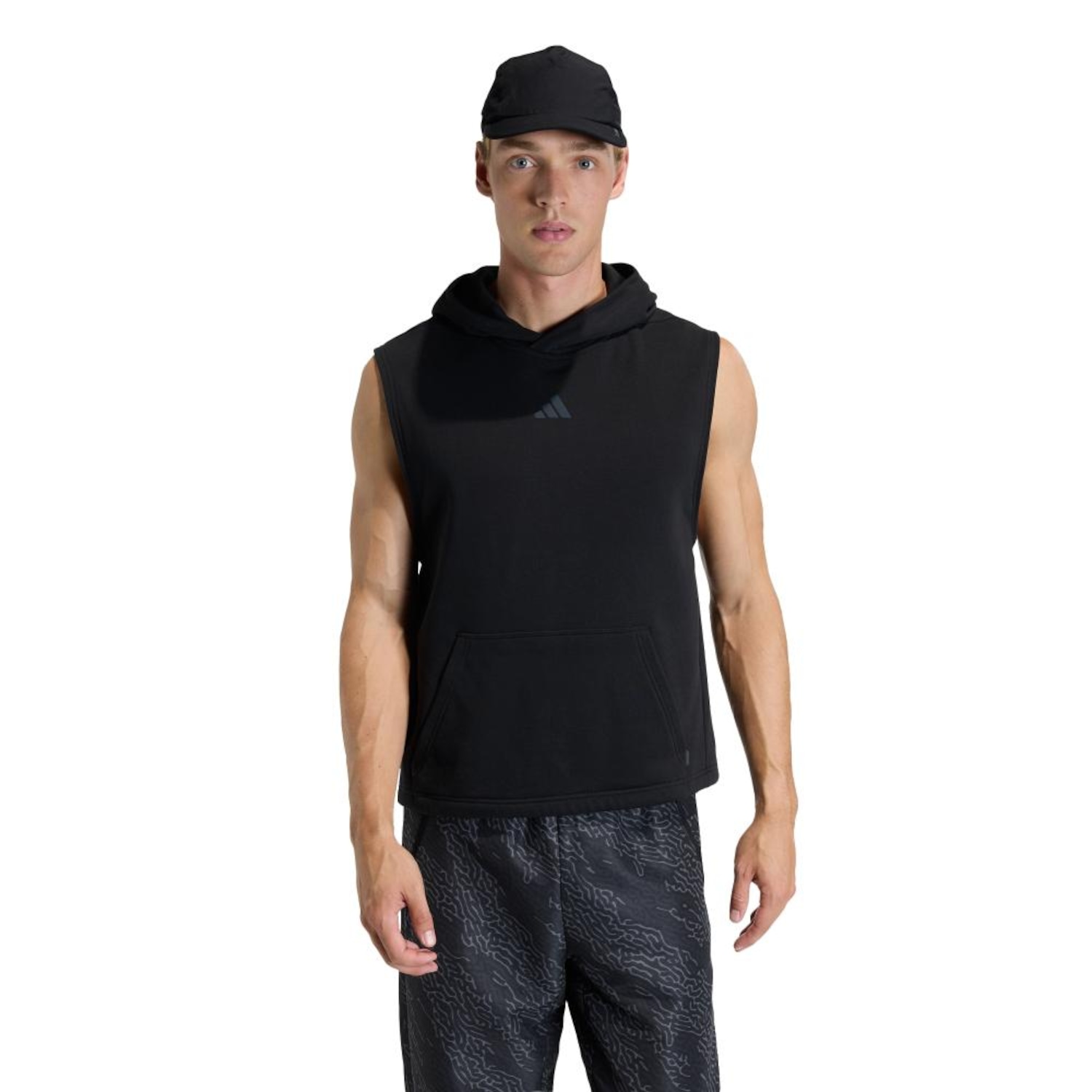 Colete adidas Drop Arms Hood Masculino - Foto 1