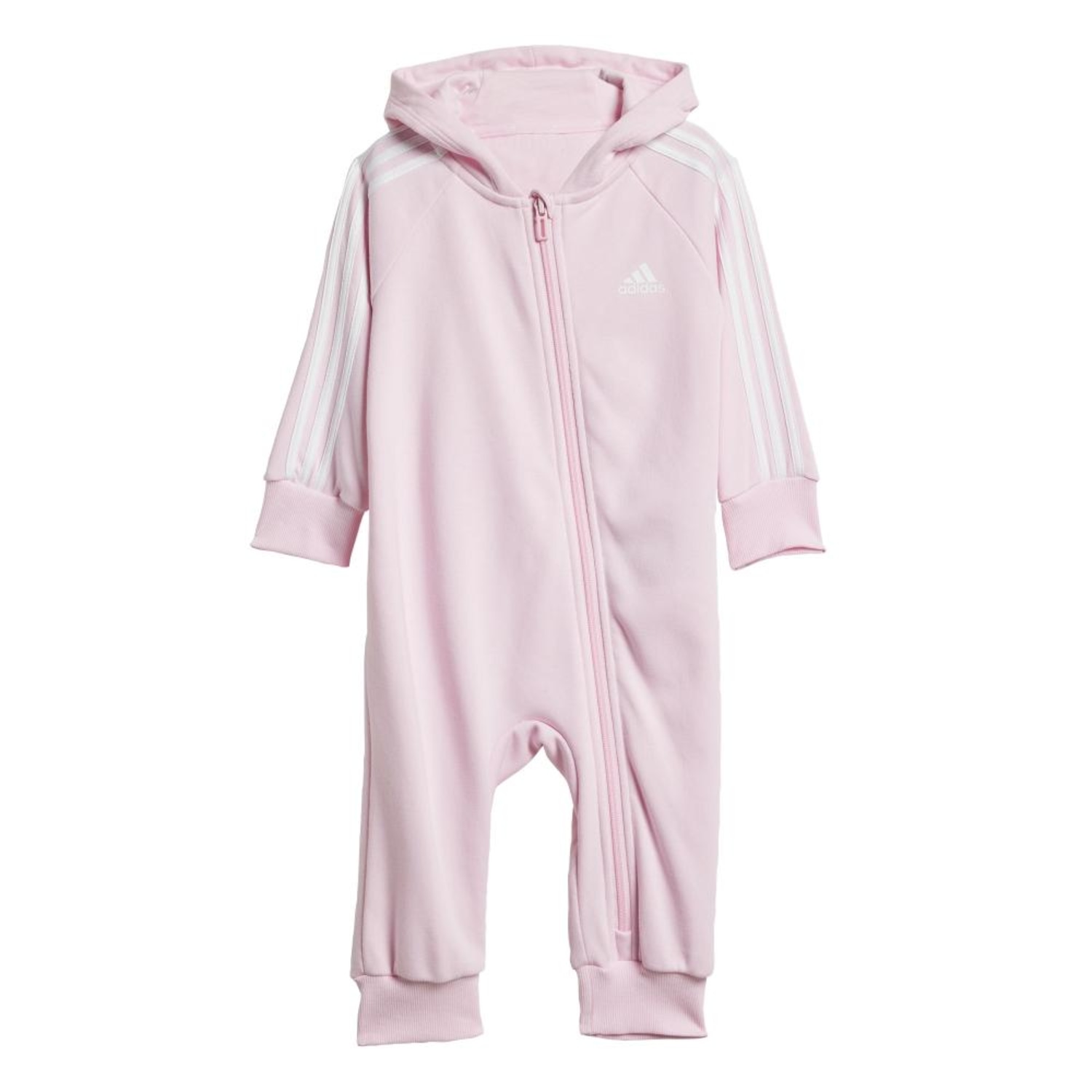 Body de moletinho adidas Três Listras Essentials infantil - Foto 1