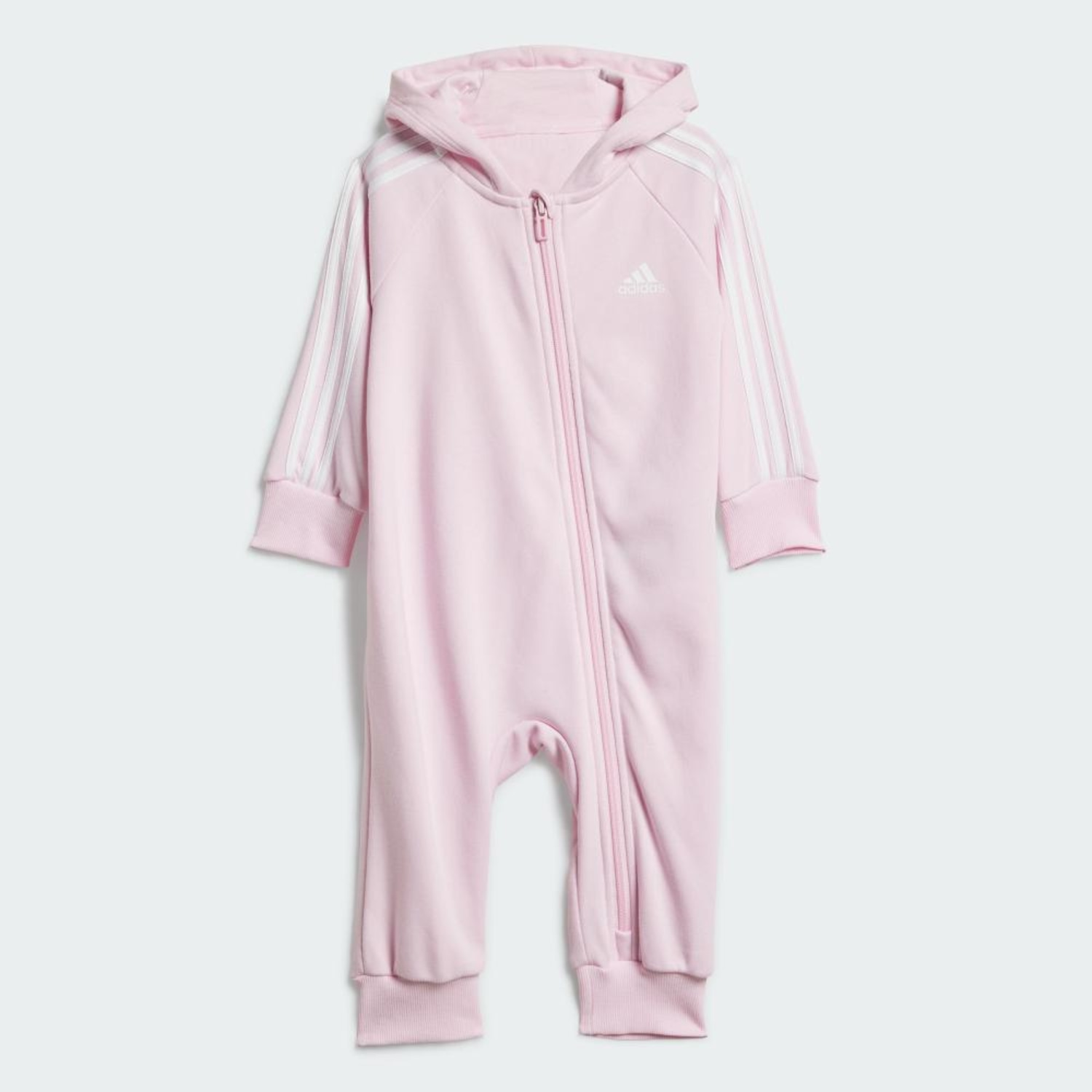 Body de moletinho adidas Três Listras Essentials infantil - Foto 2
