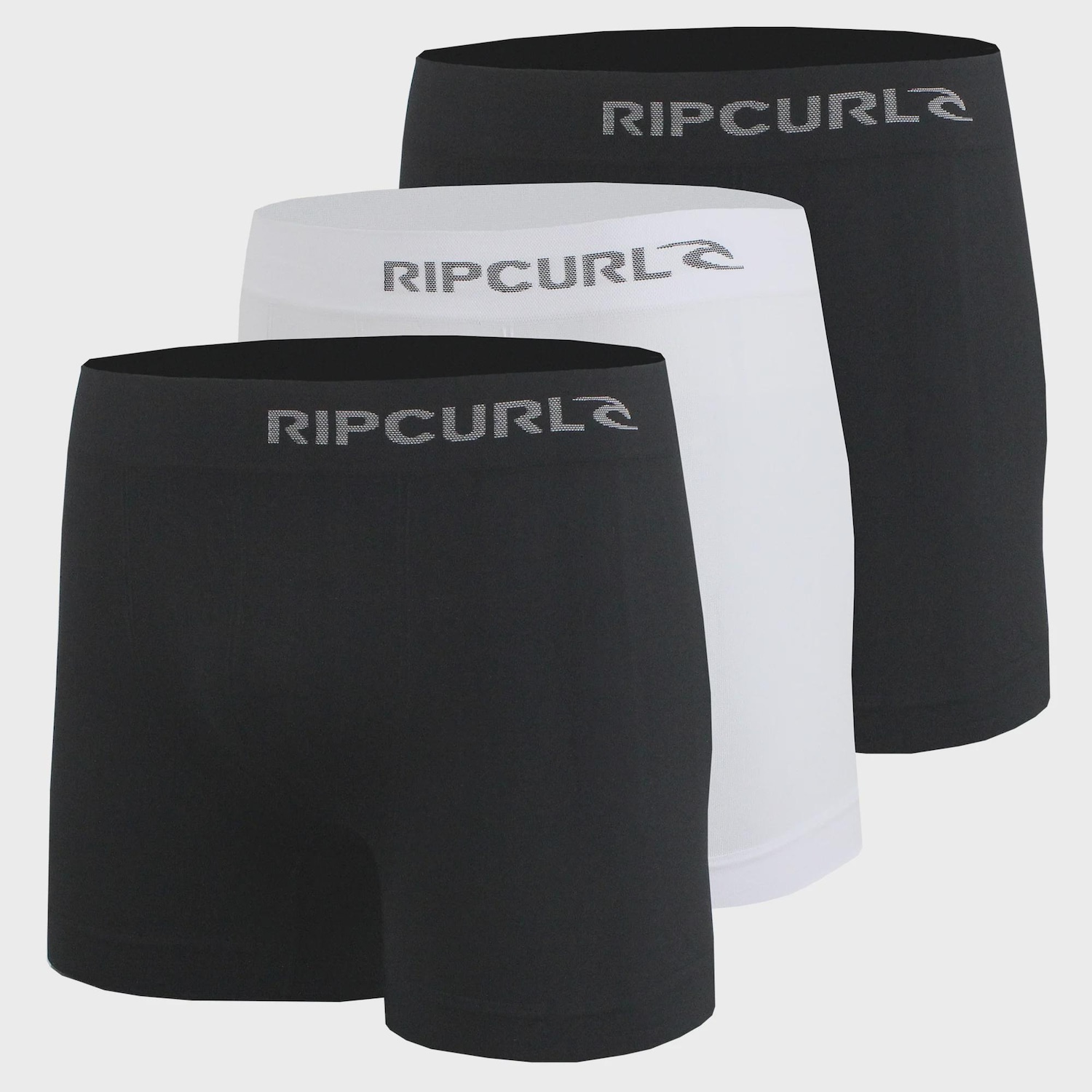 Kit Cuecas Boxers Rip Curl Comfort com 3 Peças - Adulto - Foto 1