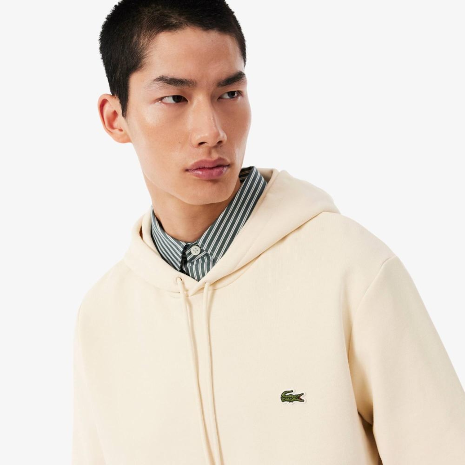 Blusão Moletom Clássico com Bolso e Capuz Lacoste Masculino - Foto 2