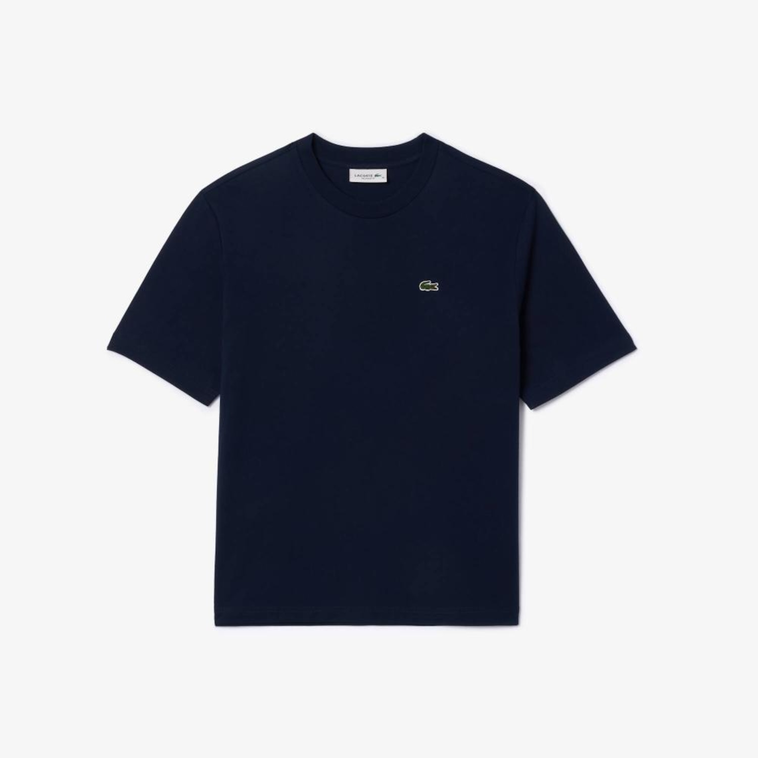 Camiseta de Algodão com Caimento Relaxado Lacoste Feminina - Foto 4