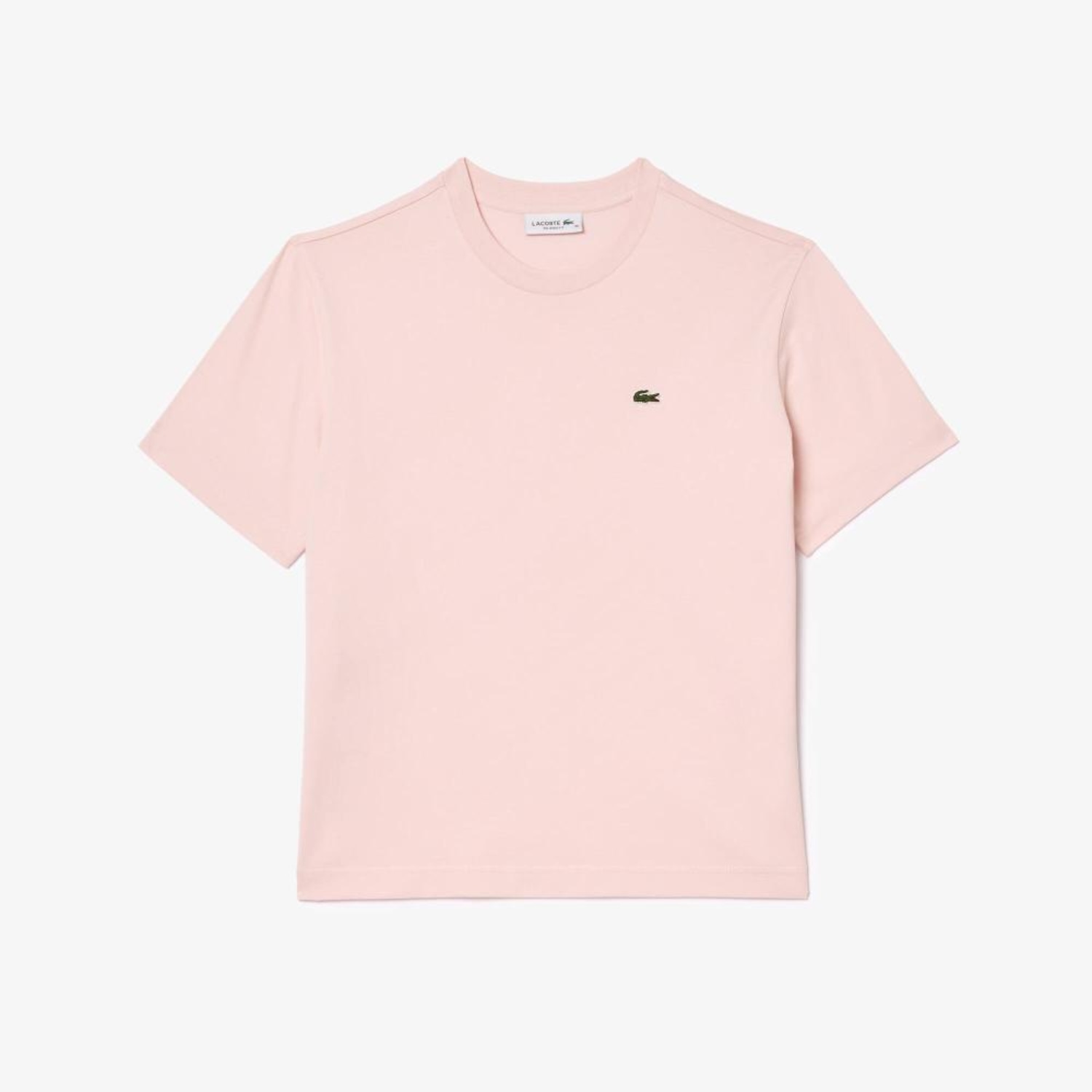Camiseta de Algodão com Caimento Relaxado Lacoste Feminina - Foto 4