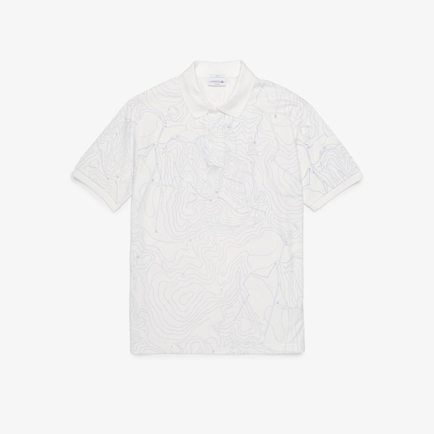Camisa Polo de Piqué Estampado em Modelagem Solta Lacoste Masculina - Foto 1