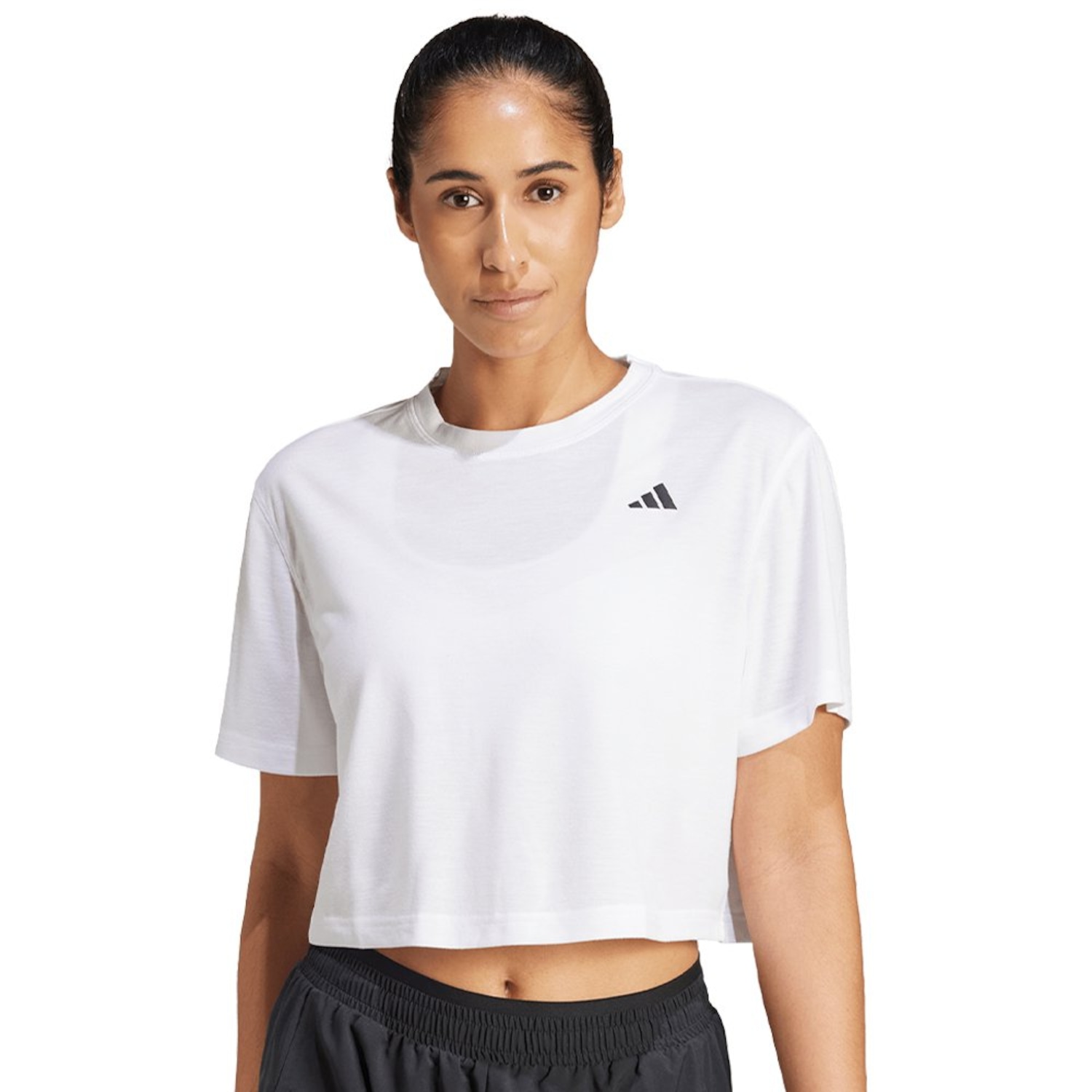 Blusa Cropped adidas Boxy Essentials Feminina - Foto 1