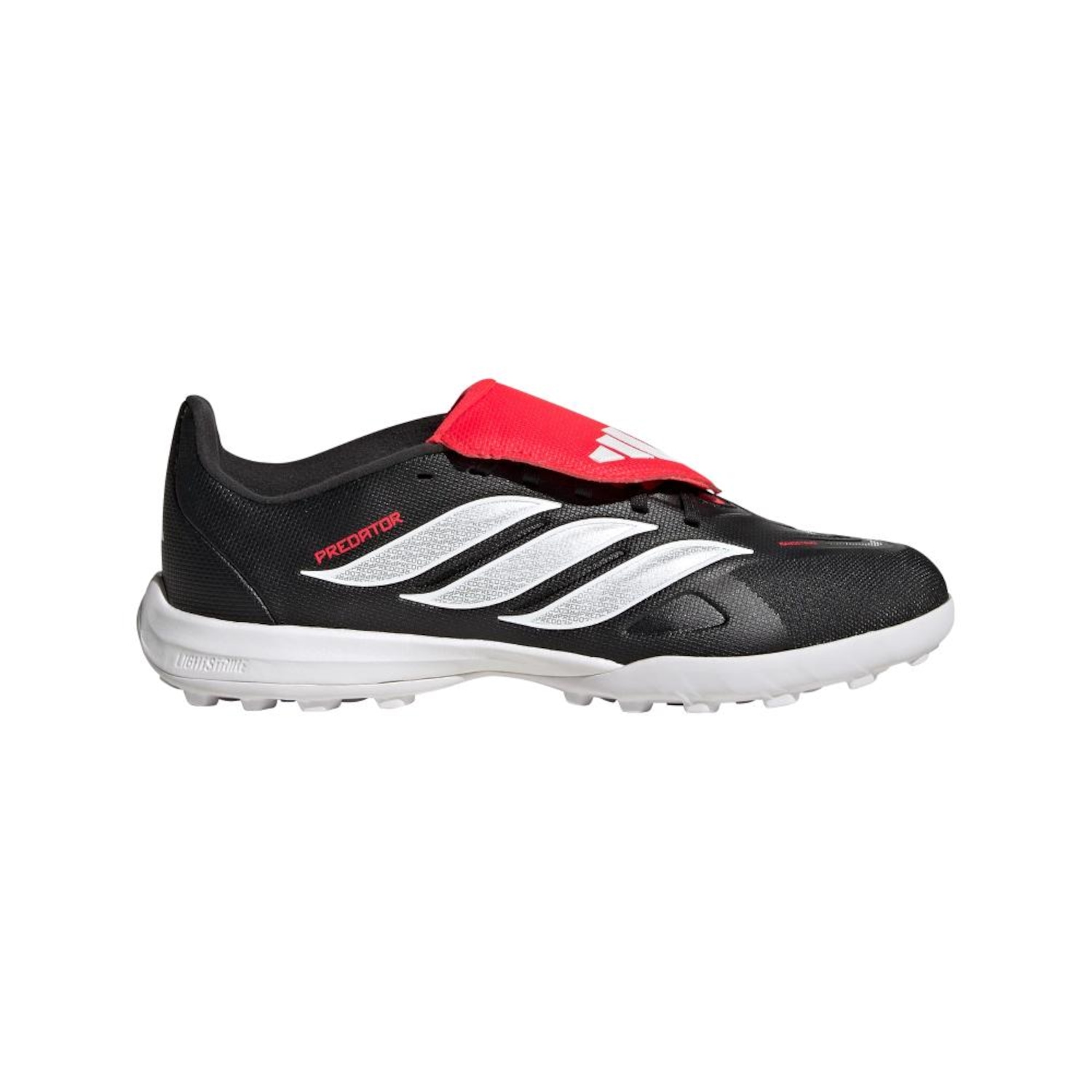 Chuteira Society Infantil adidas com Língua Dobrável Predator League - Foto 1