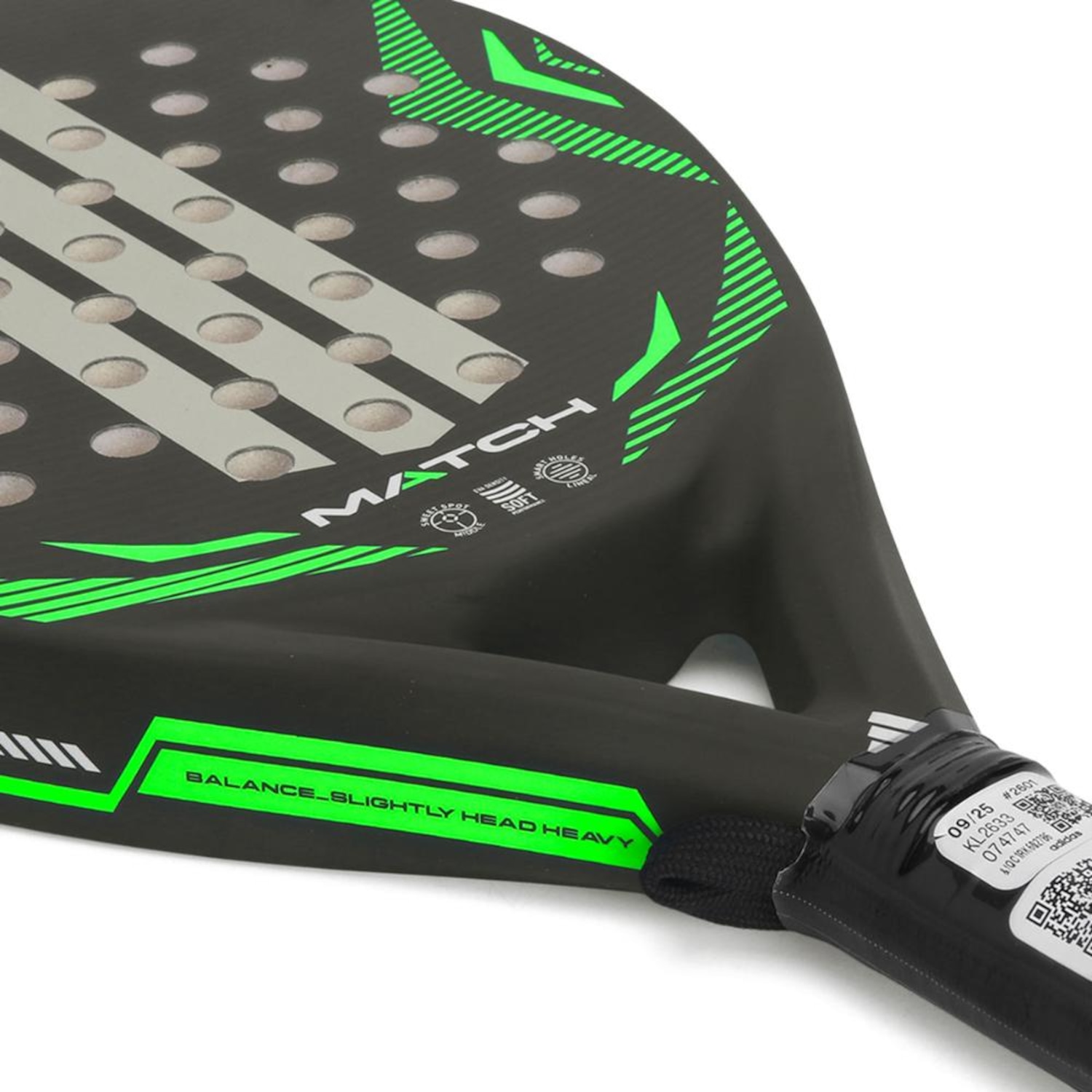 Raquete de Padel adidas Match Black Lime 2026 - Foto 3