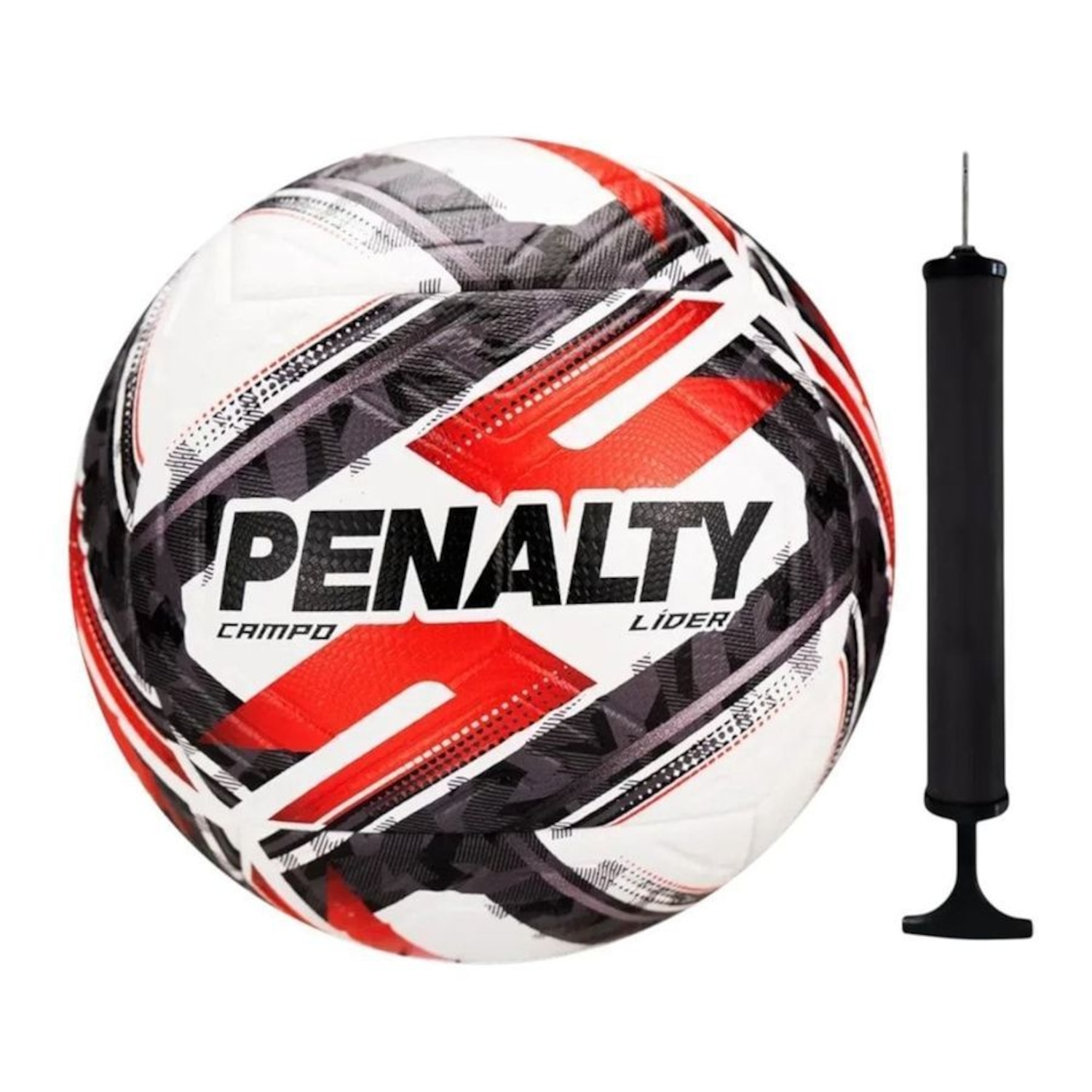 Kit Bola Campo Penalty Lider XXVI + Bomba de Ar - Foto 1