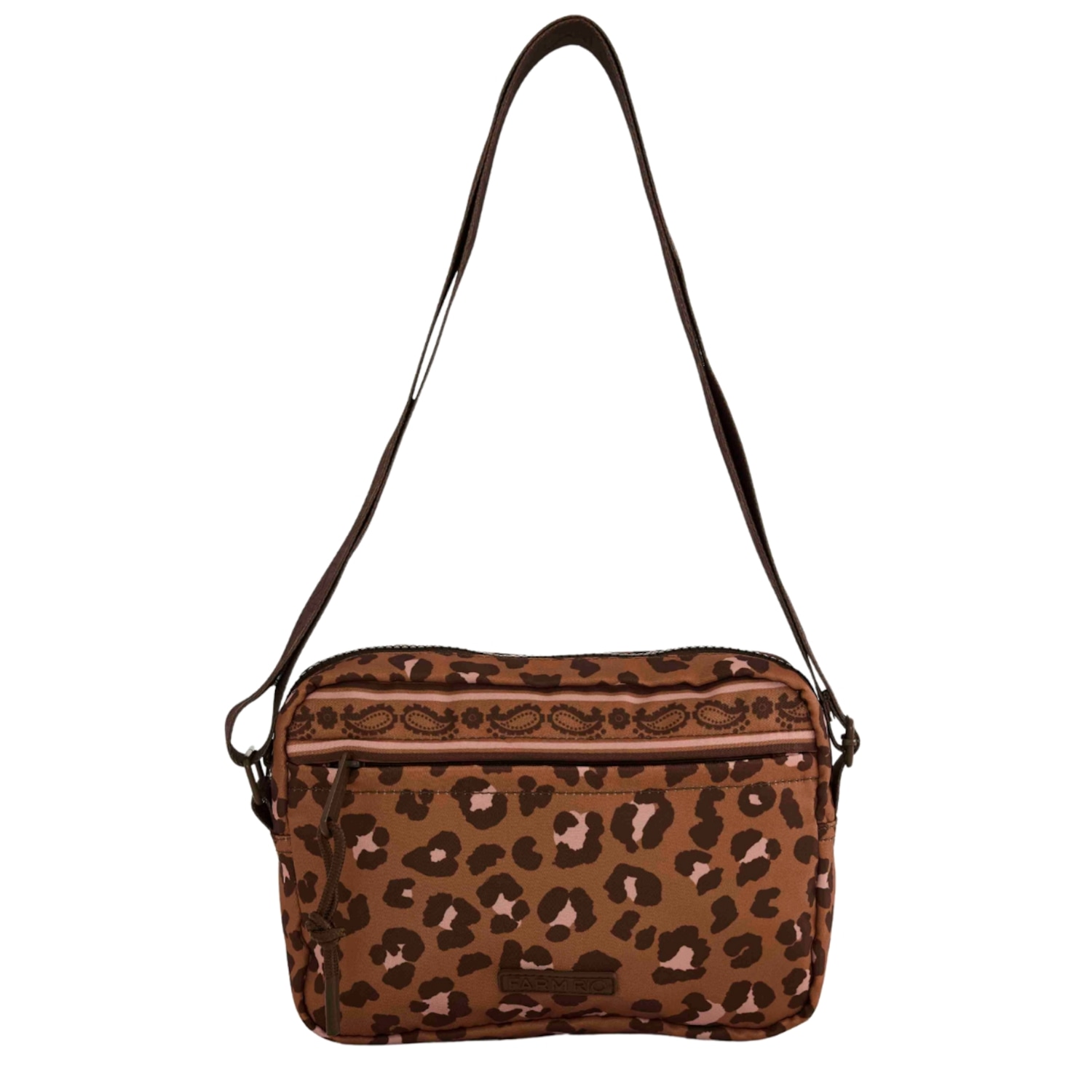 Bolsa Ziriguidum Farm Viajante Safari Estampa - Foto 1