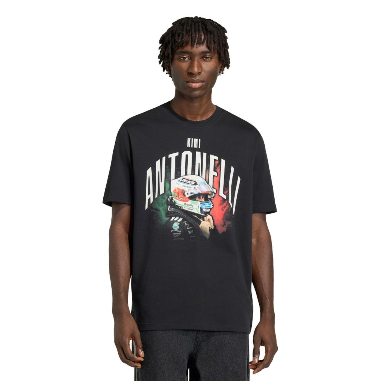 Camiseta adidas Mercedes - AMG Petronas F1 Team Kimi Antonell Masculina - Foto 1