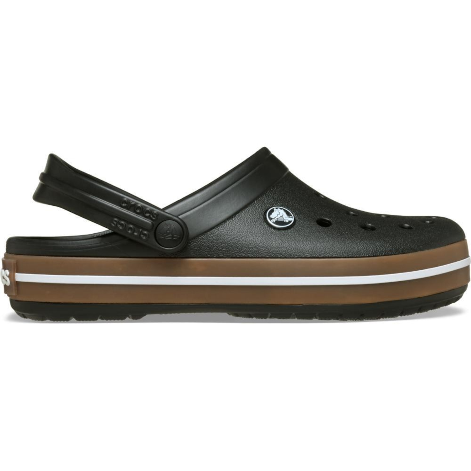 Sandália Crocs Crocband Gum Clog - Infantil - Foto 1