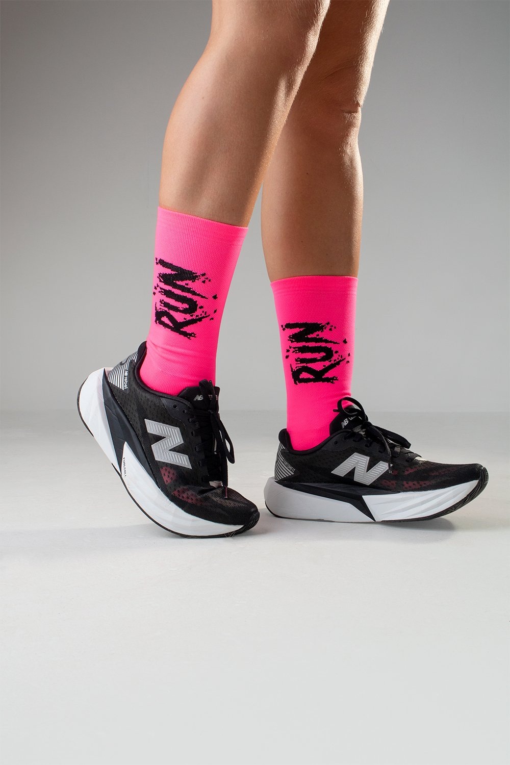 Meia HUPI Run Splash Plus - 42 A 46 - Adulto - Foto 4