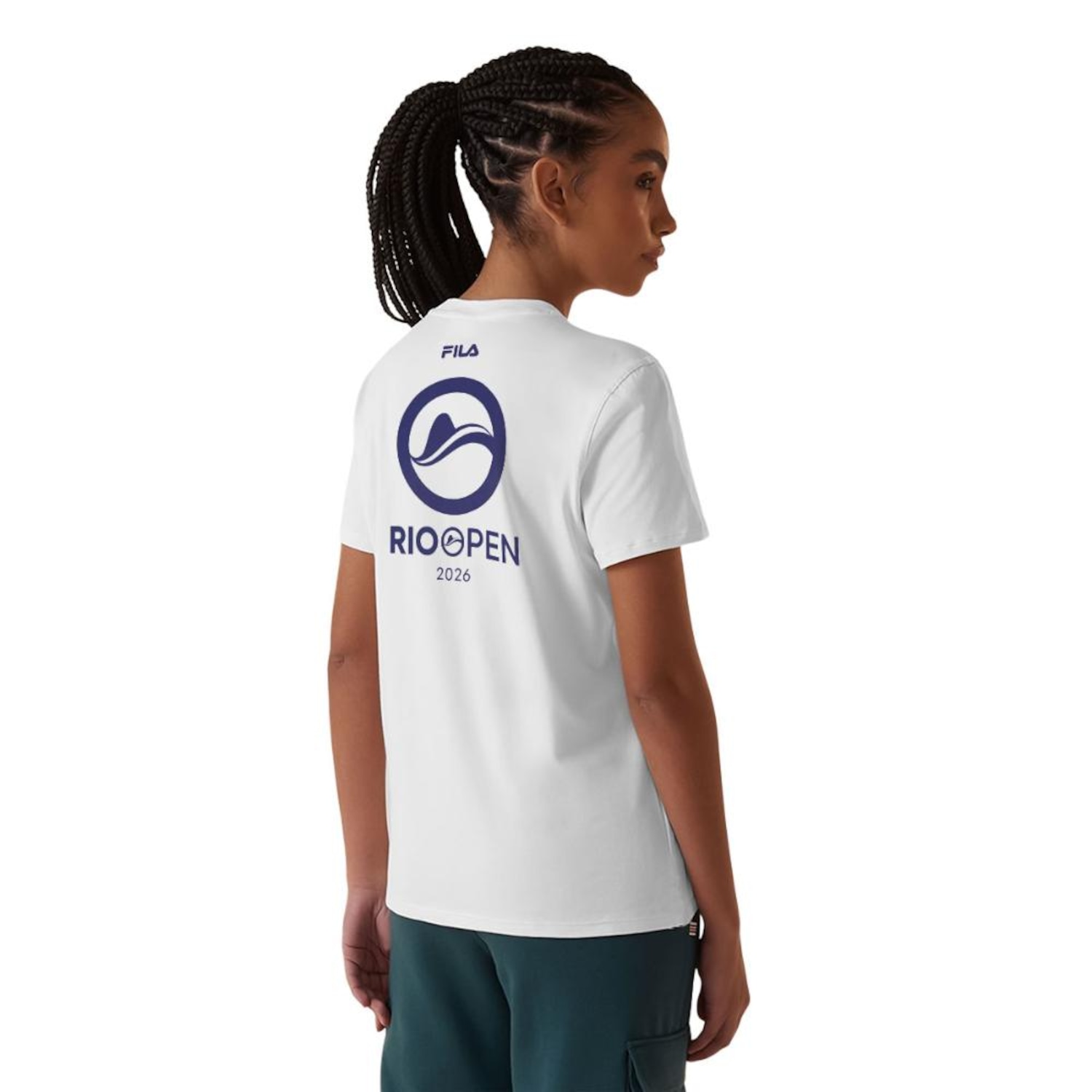Camiseta Fila Regular Premium Rio Open 26 Feminina - Foto 3