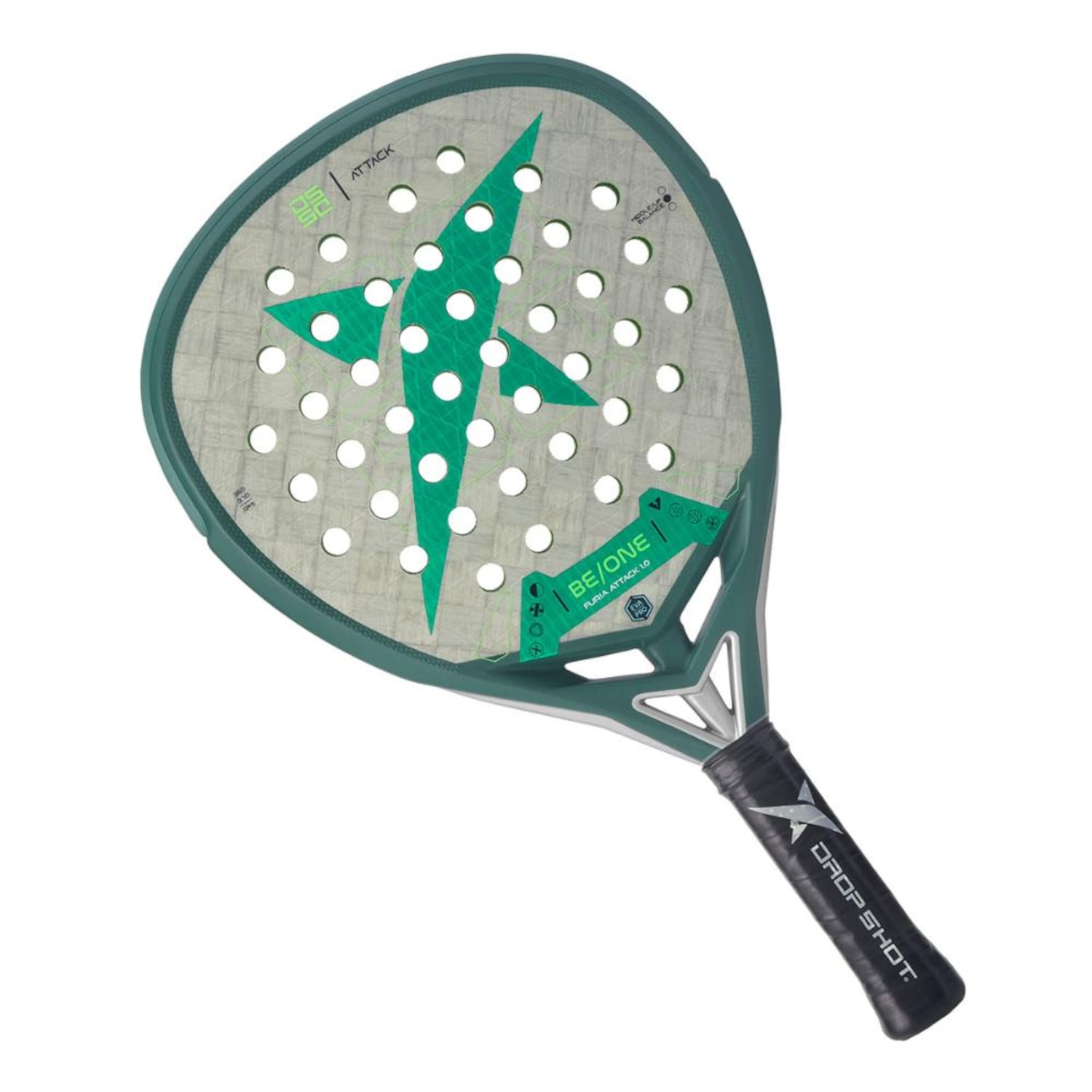 Raquete de Padel Drop Shot Furia Attack 1.0 - Foto 1