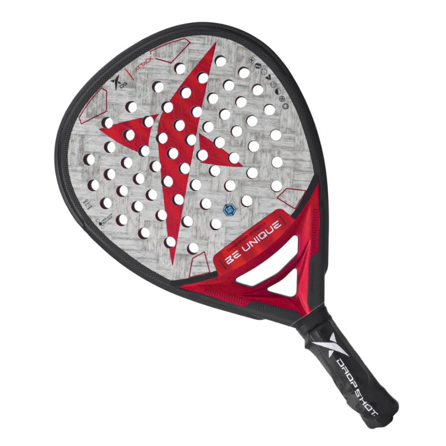 Raquete De Padel Drop Shot Conqueror Attack 1.5 - Foto 1