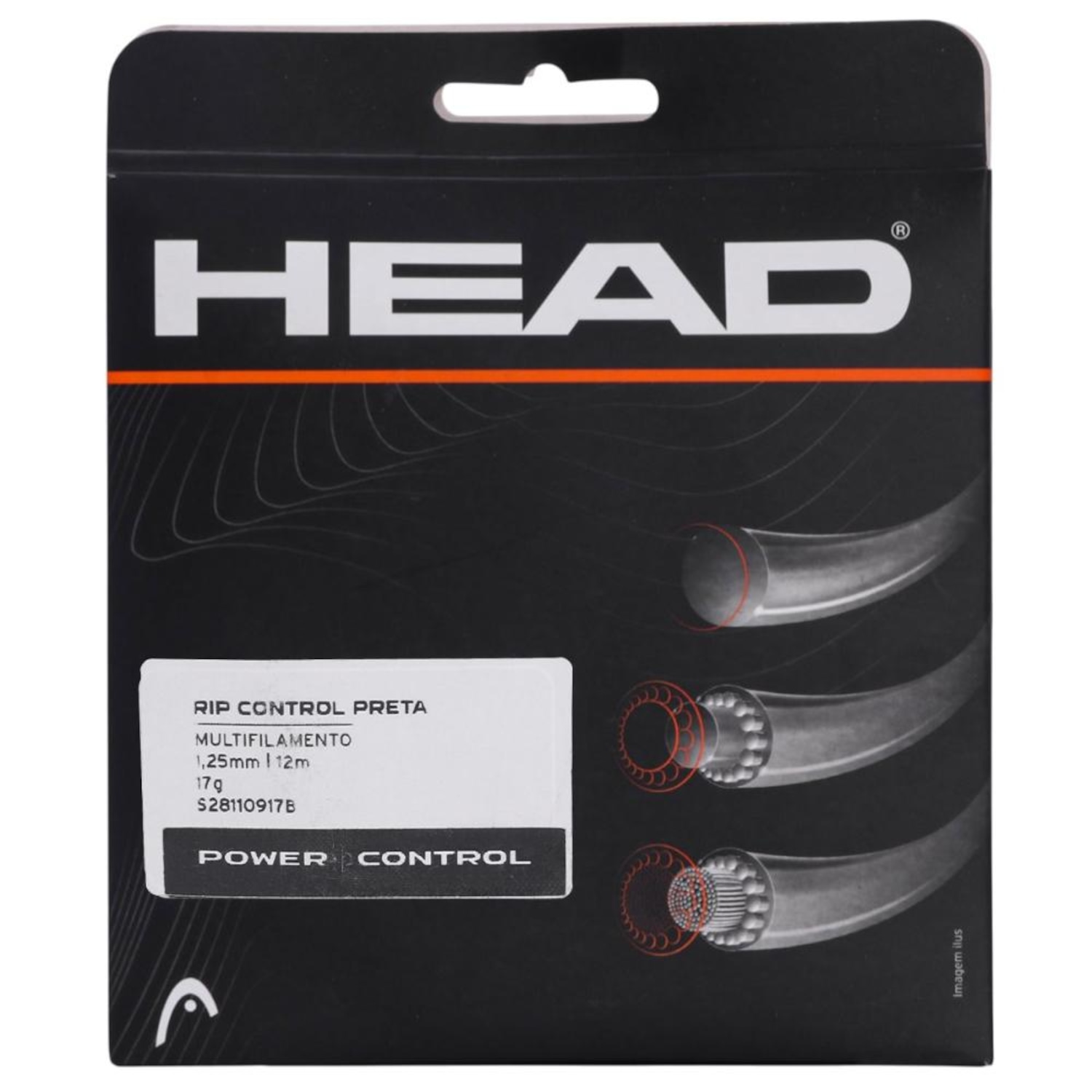 Corda Head Rip Control 17 1.25mm Set Individual - Foto 1