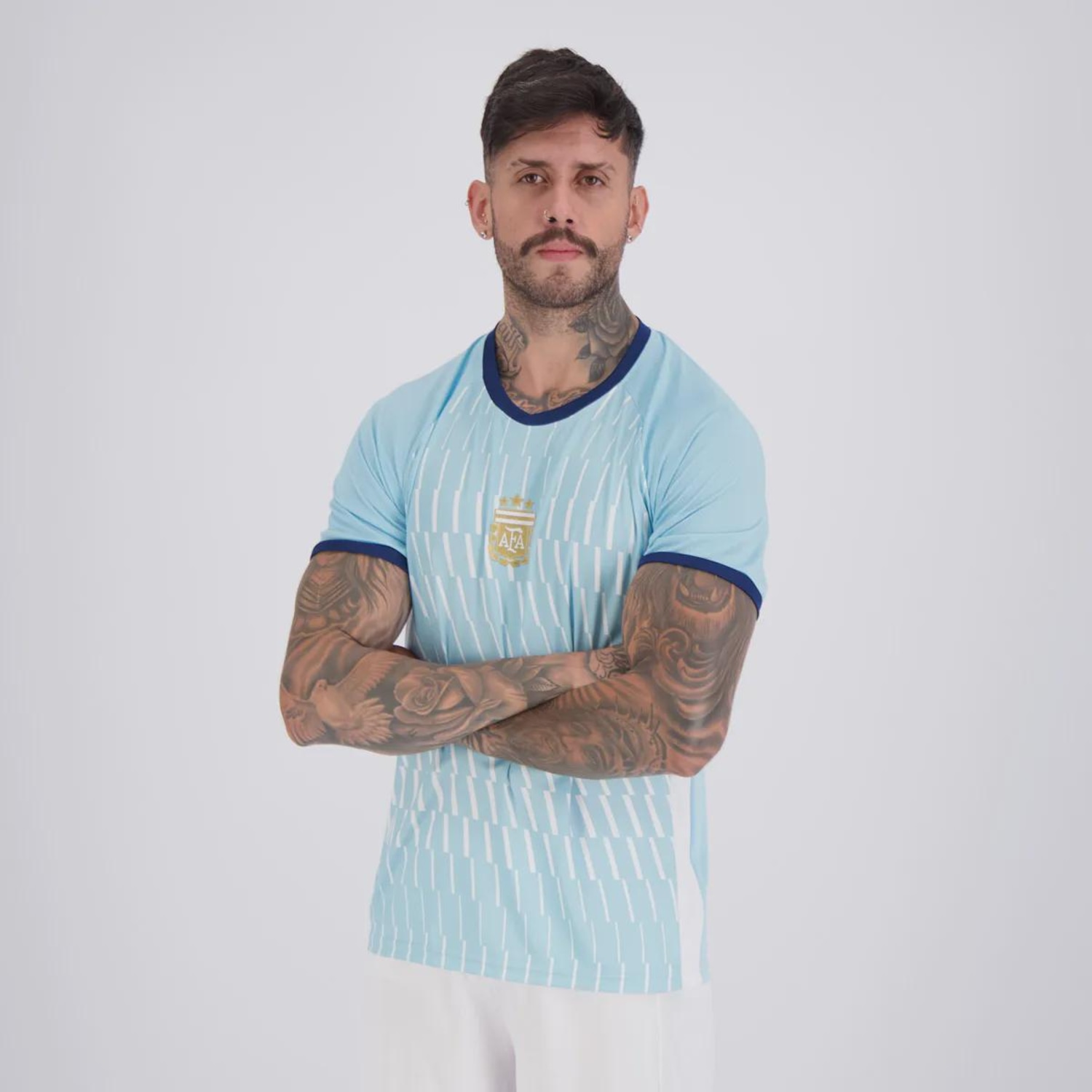 Camisa Argentina Lines Masculina - Foto 3