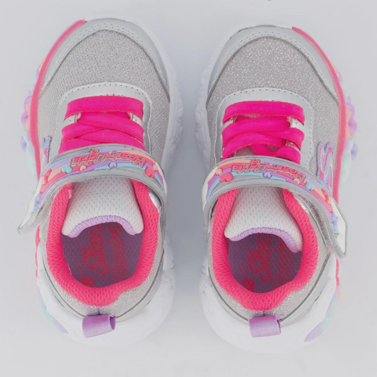 Tênis Infantil Skechers Lights Hearts - Foto 4