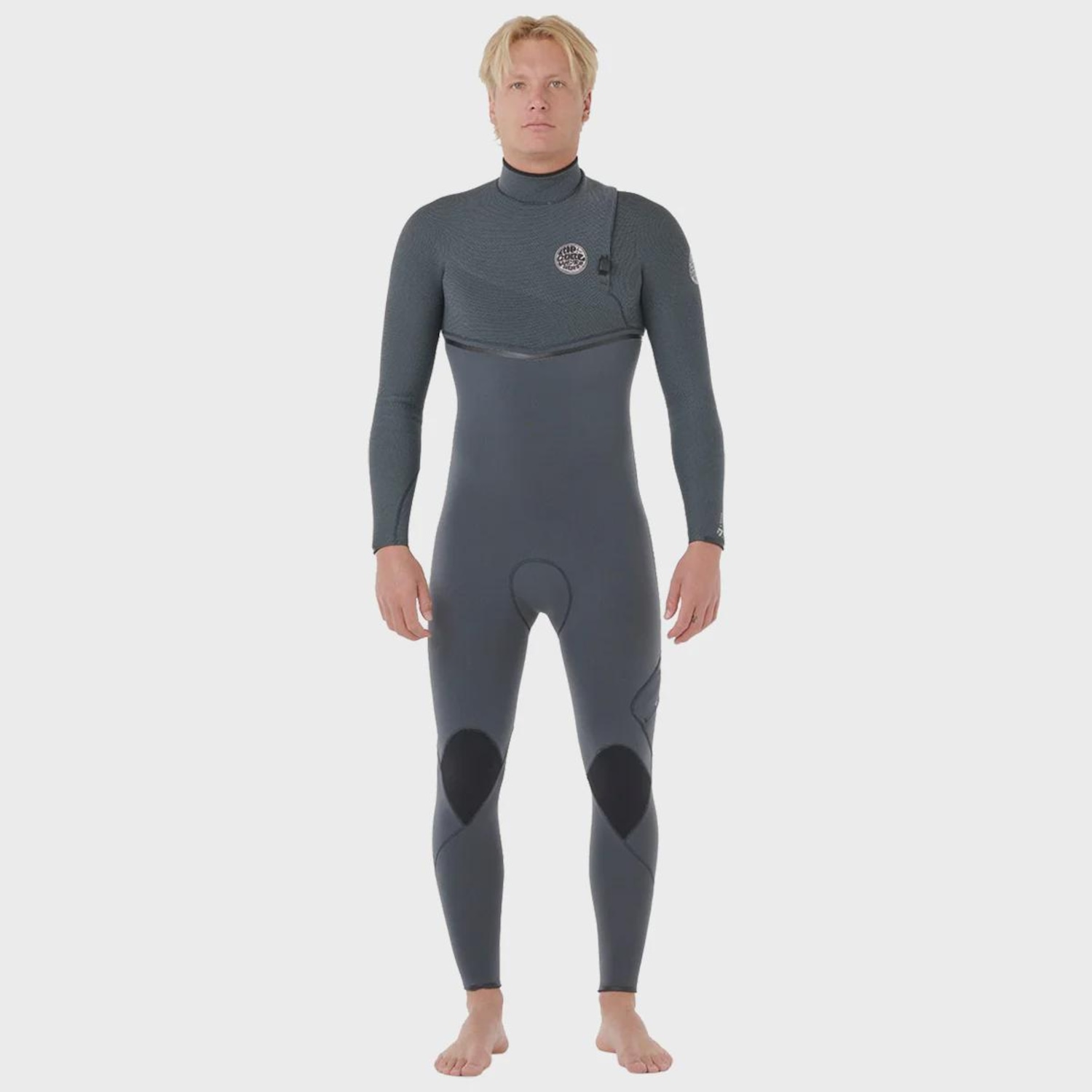 Long John Rip Curl E-Bomb 3/2 Zip Free Iron Masculino - Foto 1
