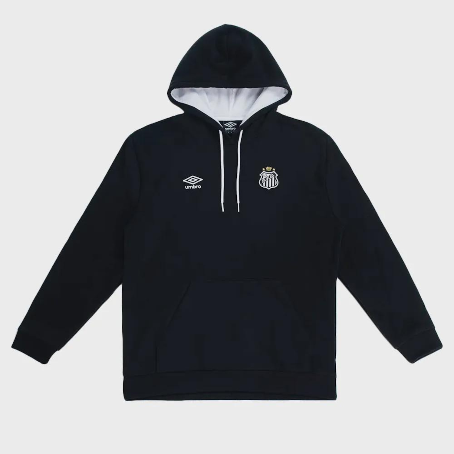 Blusão Moletom Do Santos Viagem 26/27 Umbro Masculina - Foto 1