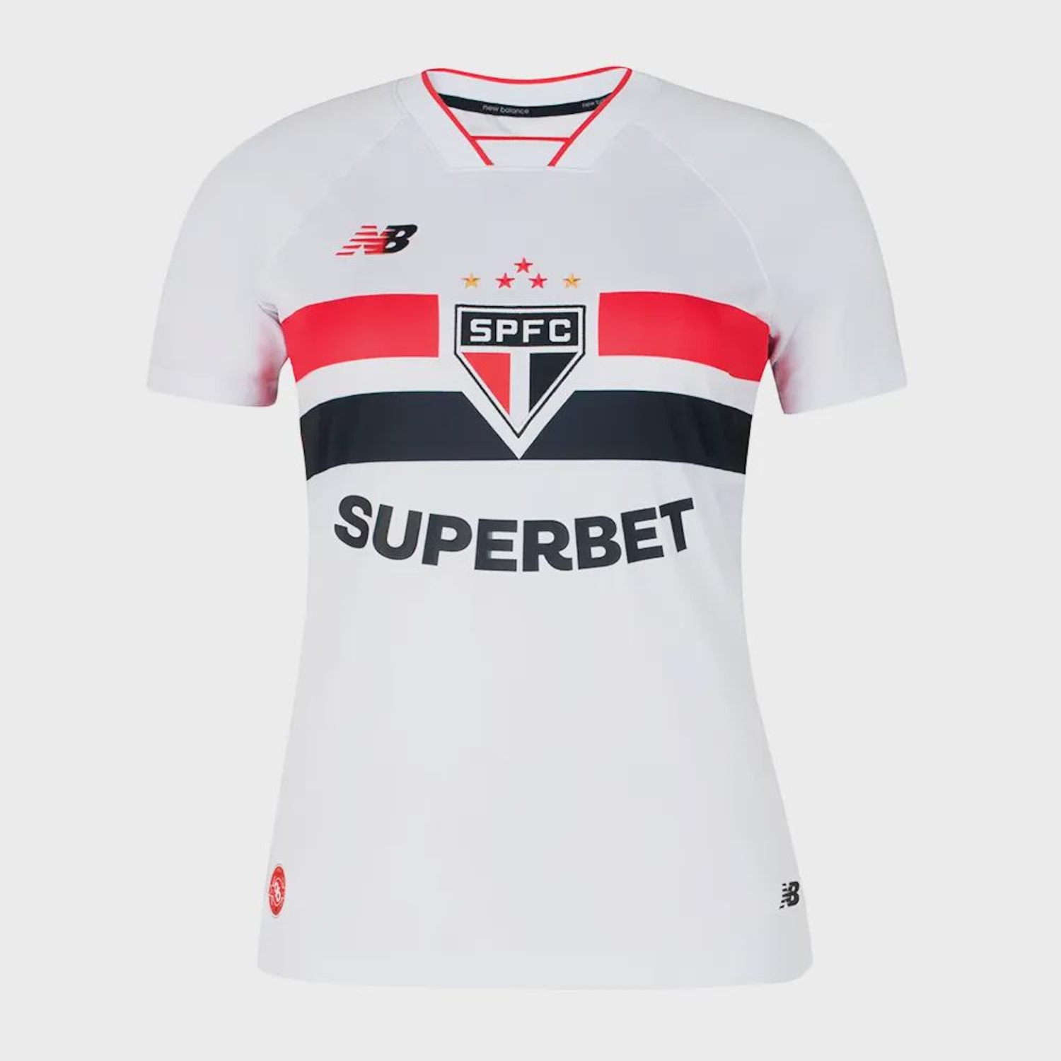 Camisa Do São Paulo Torcedor New Balance Feminina - Foto 1